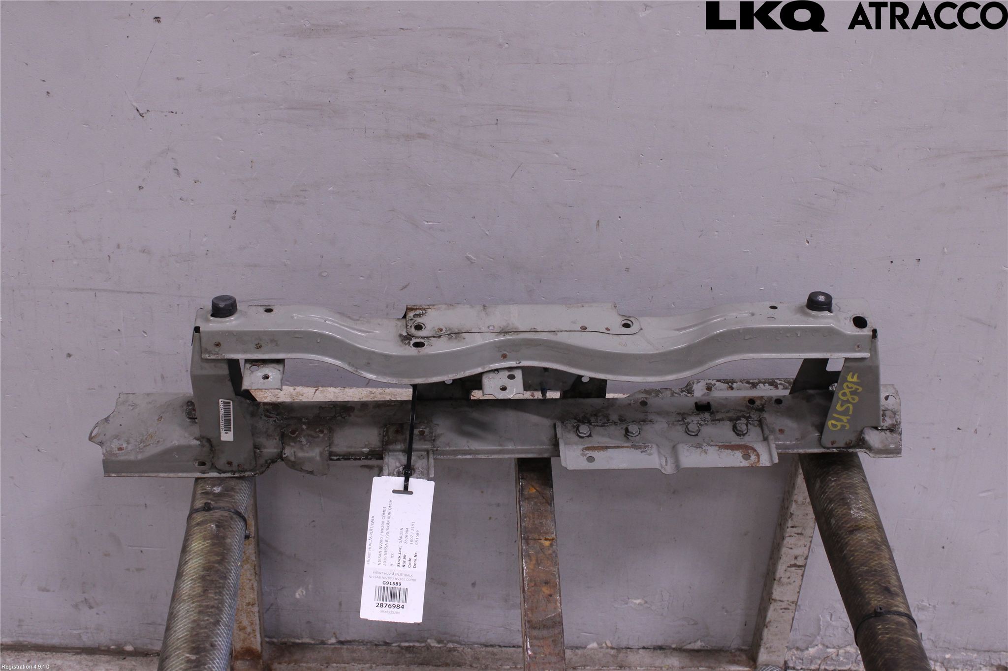 Nissan NV200/NV200 COMBI Front Huvlåsplåt-Balk