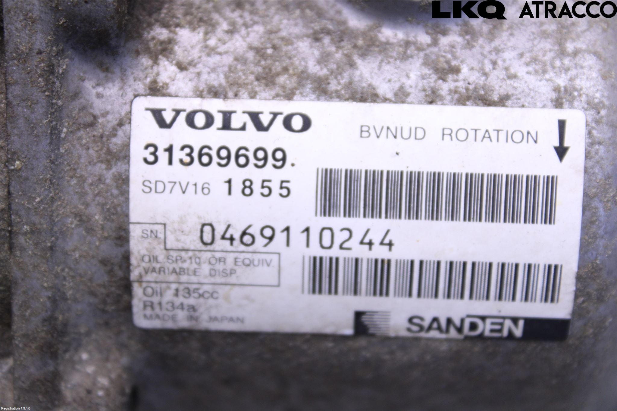 Volvo V60 11-13 Ac Kompressor