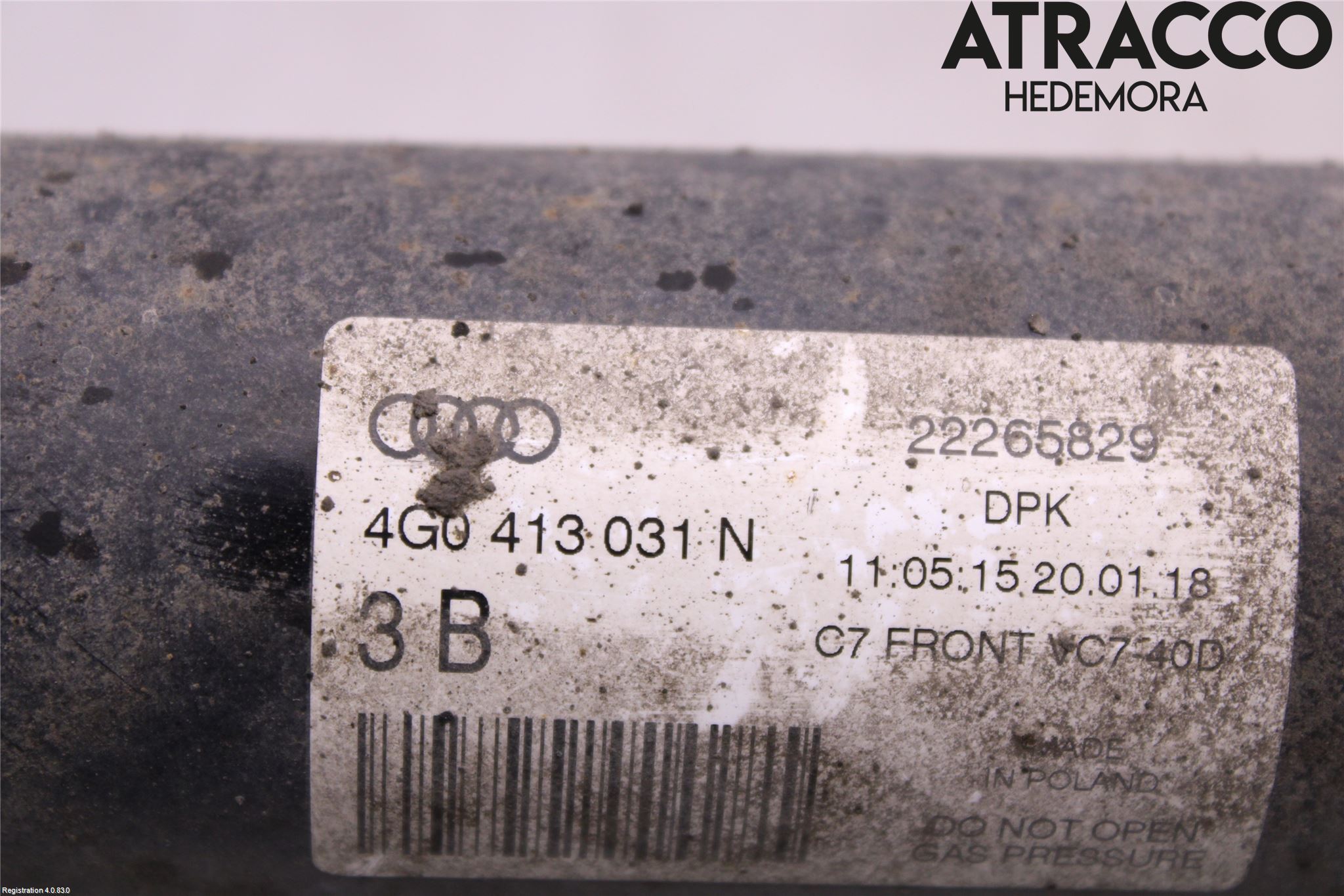 Audi A6/S6 4G 11-18 Fjäderben Fram Höger