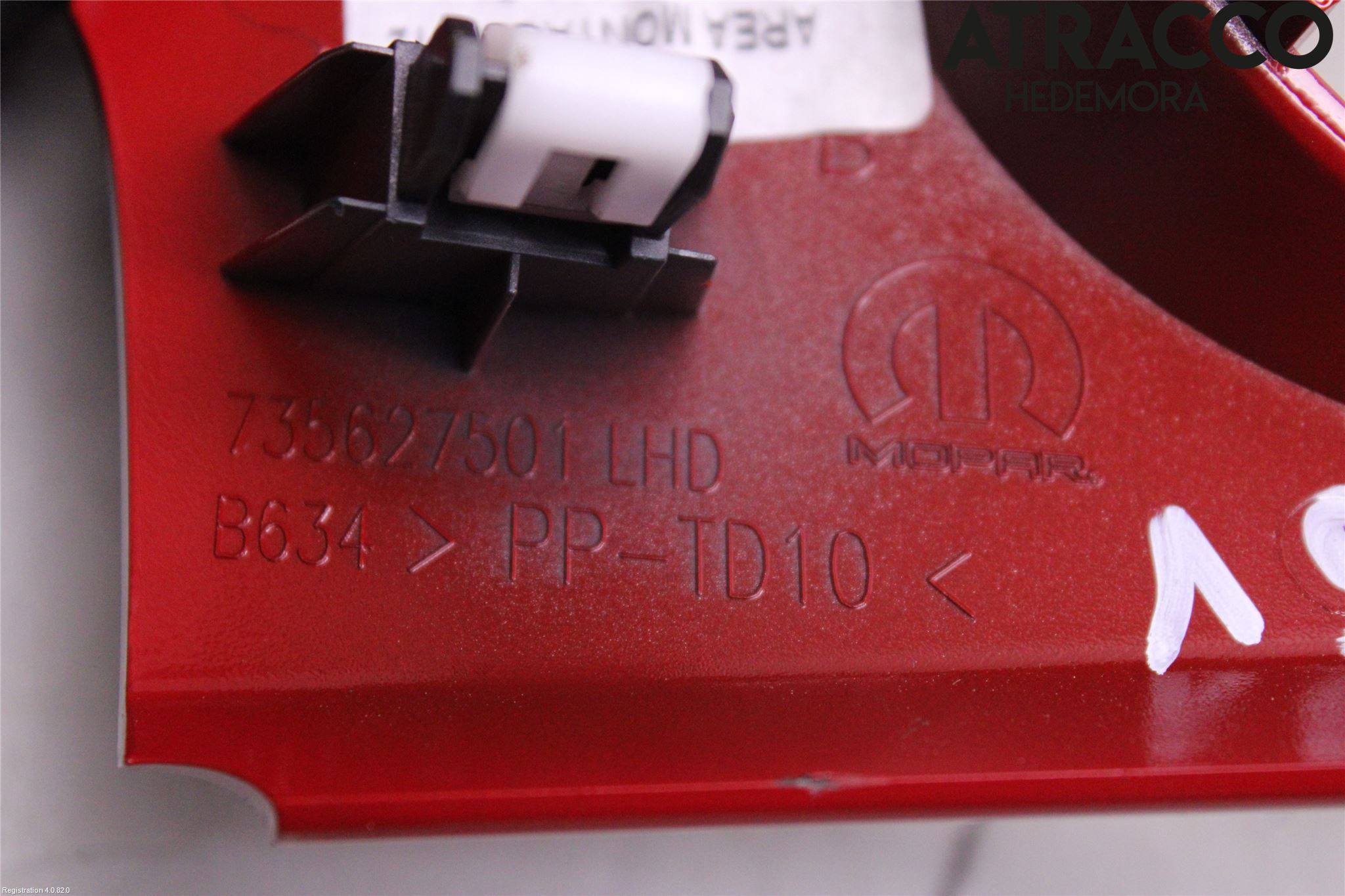 Fiat 500 07- Instrumentbräda Inlägg-Dekorlist