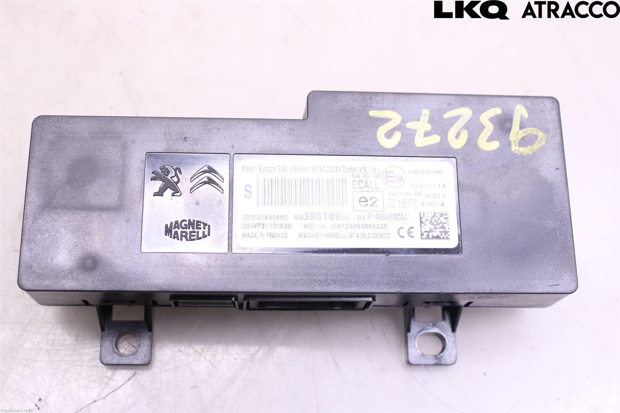 Peugeot 208/E-208 20- Styrenhet Övrigt