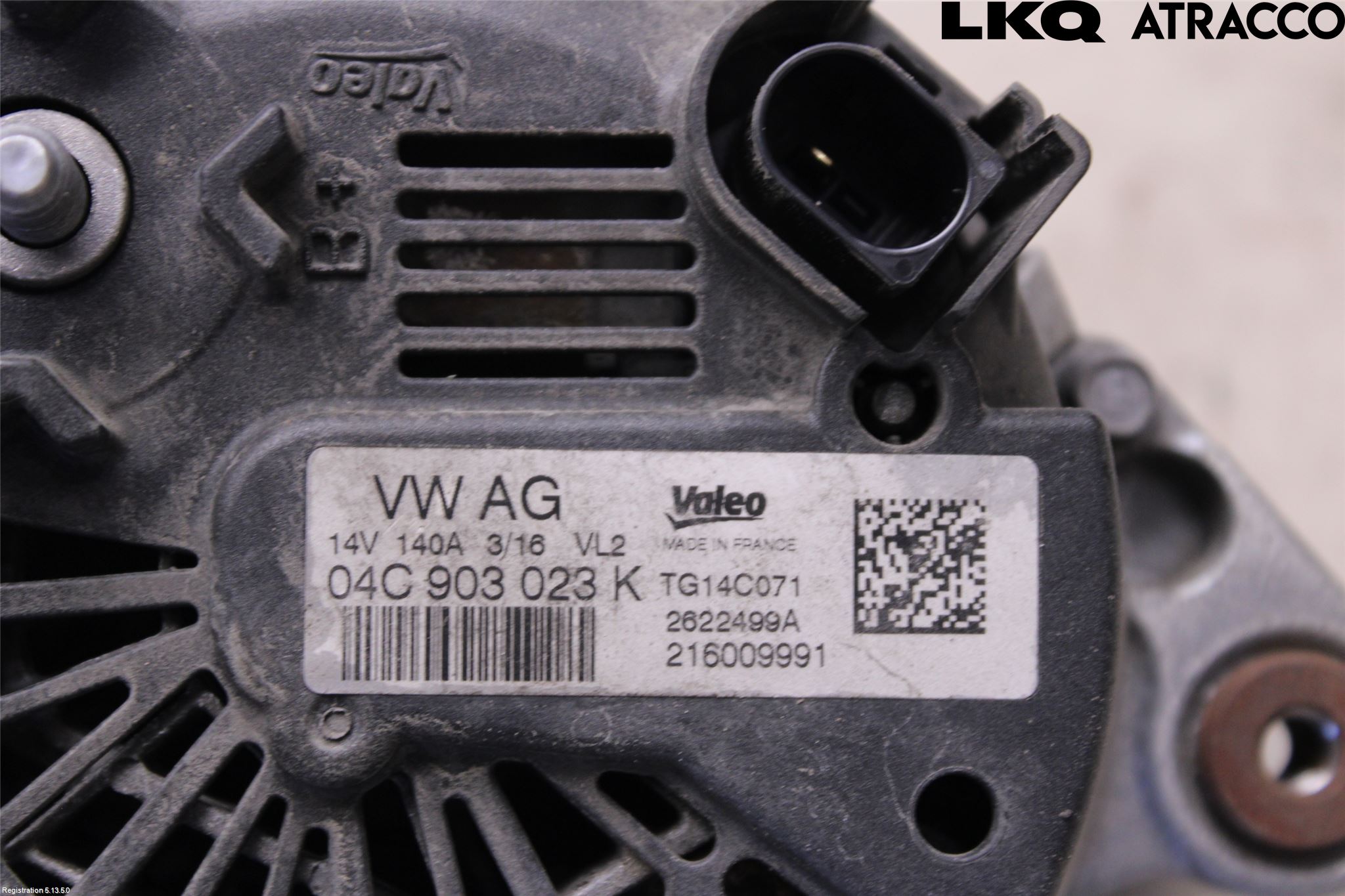 Volkswagen VW GOLF / E-GOLF VII 13-20 Generator