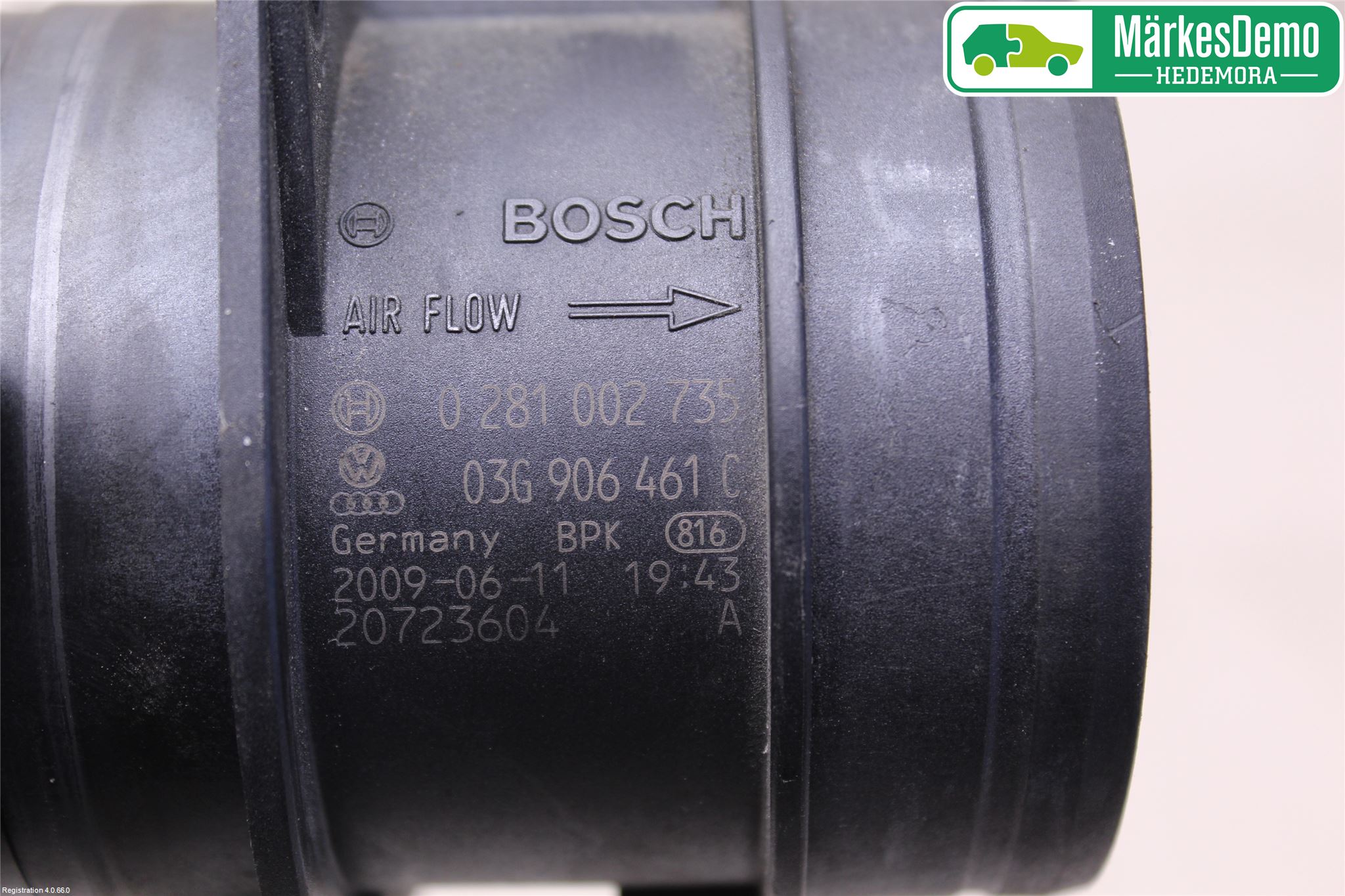 Volkswagen VW PASSAT 05-11 Injluftmassamätare