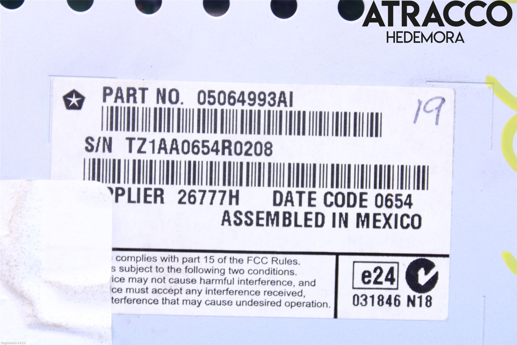 Fiat FREEMONT Bildskärm