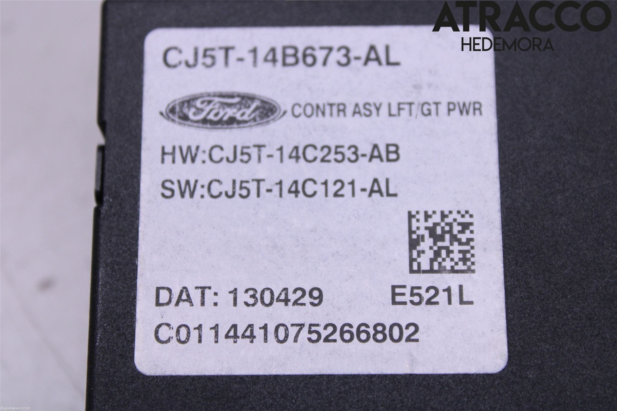 Ford KUGA 13-16 Styrenhet Baklucka