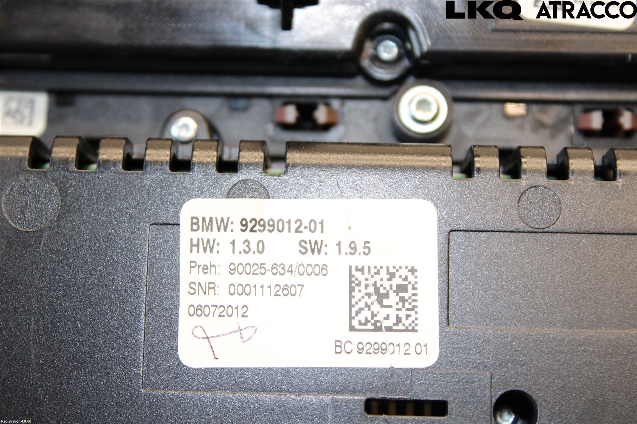 BMW 5 F10/F11/F18 09-17 Ac Styrenhet Ac Manöveren