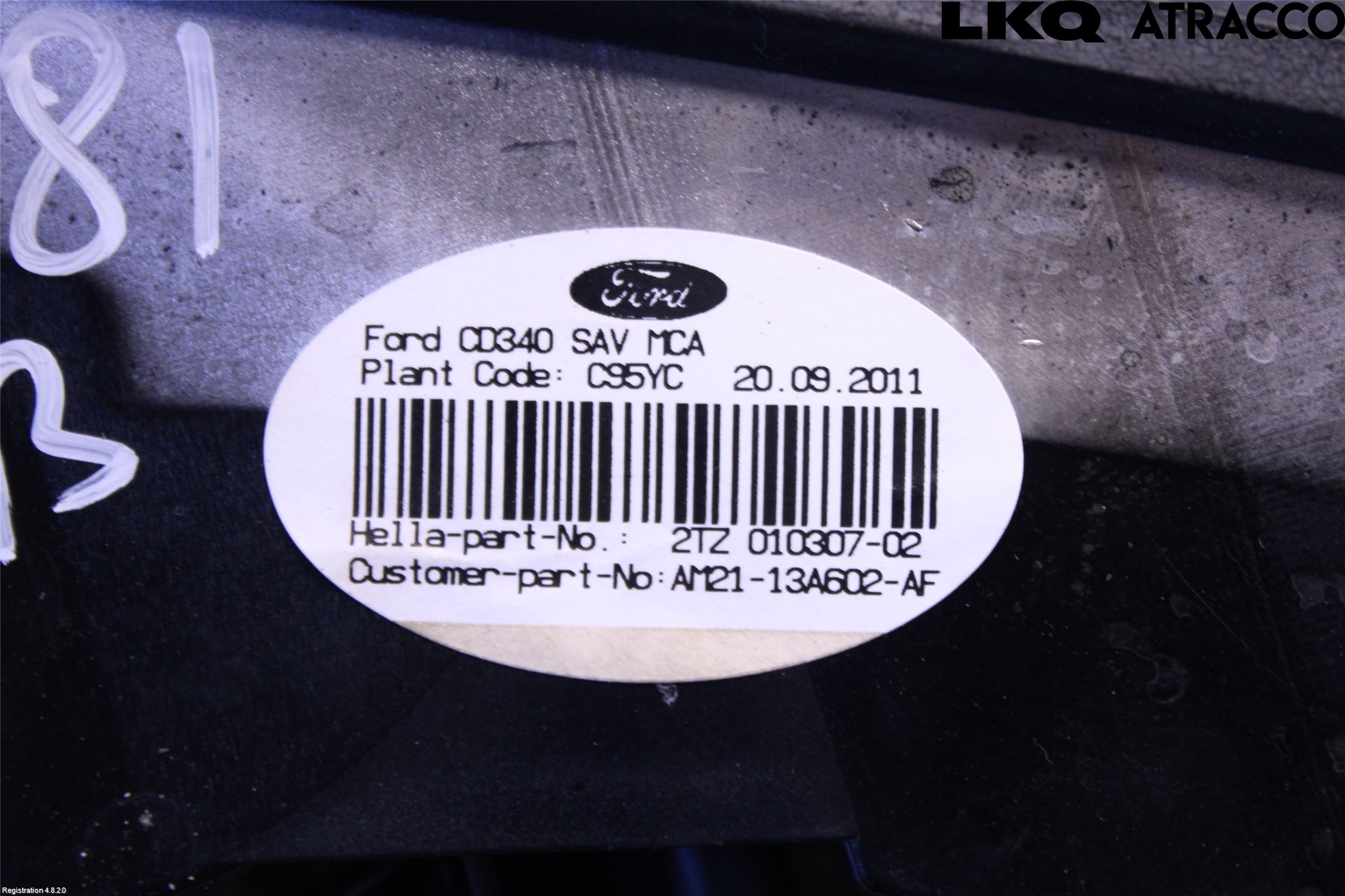 Ford S-MAX 06-15 Bakljus Lucka Hö