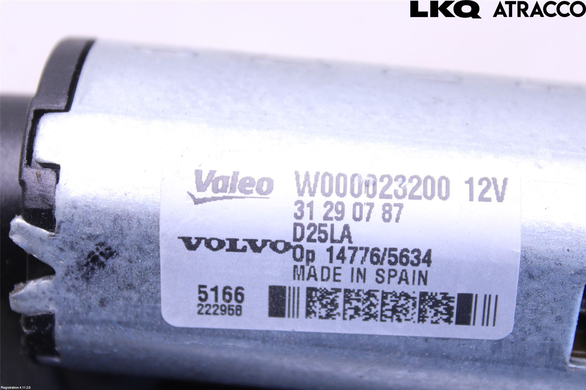 Volvo XC70 14-16 Torkarmotor Baklucka