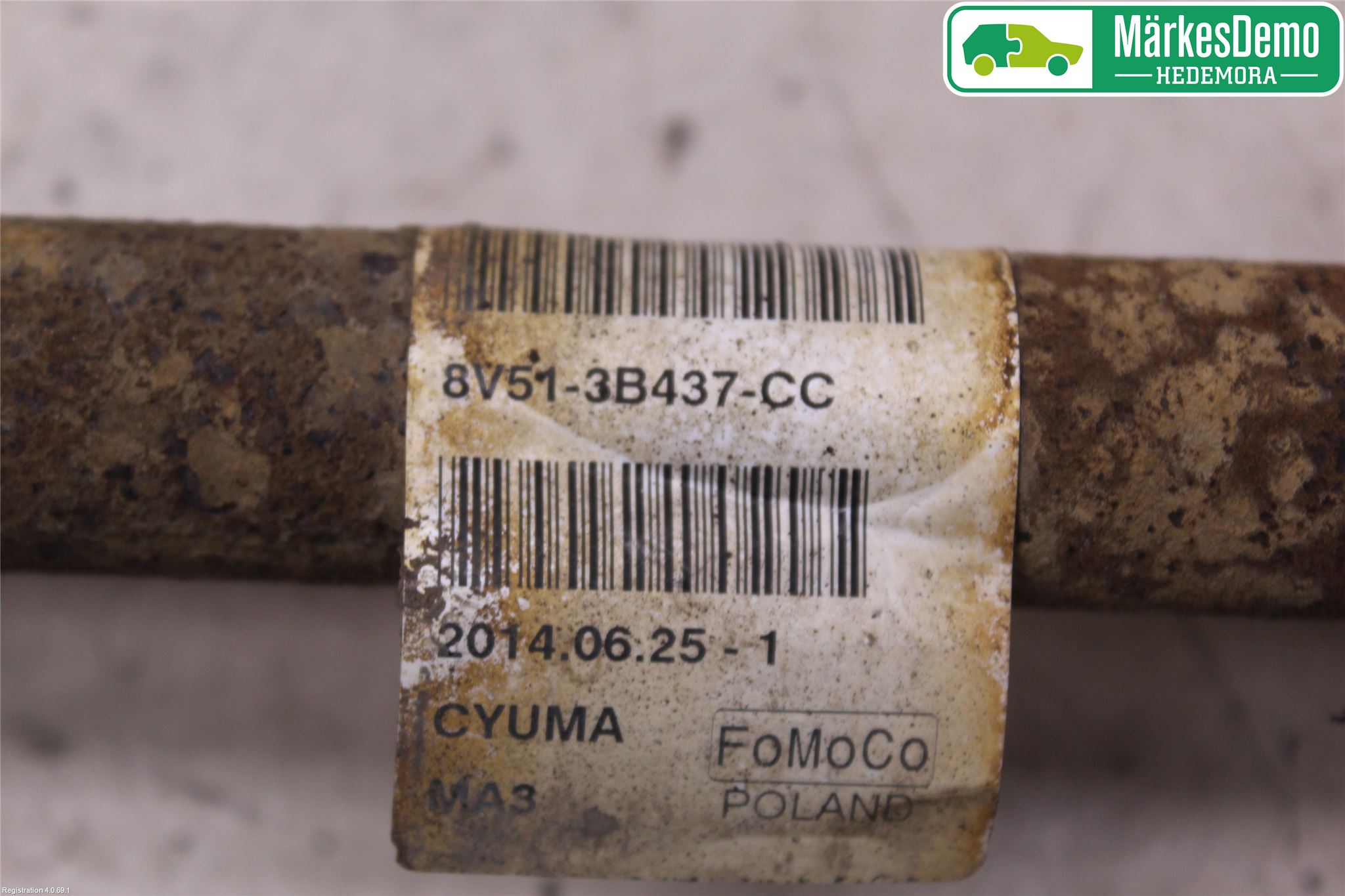 Ford FIESTA 13-17 Drivaxel Fram Vänster