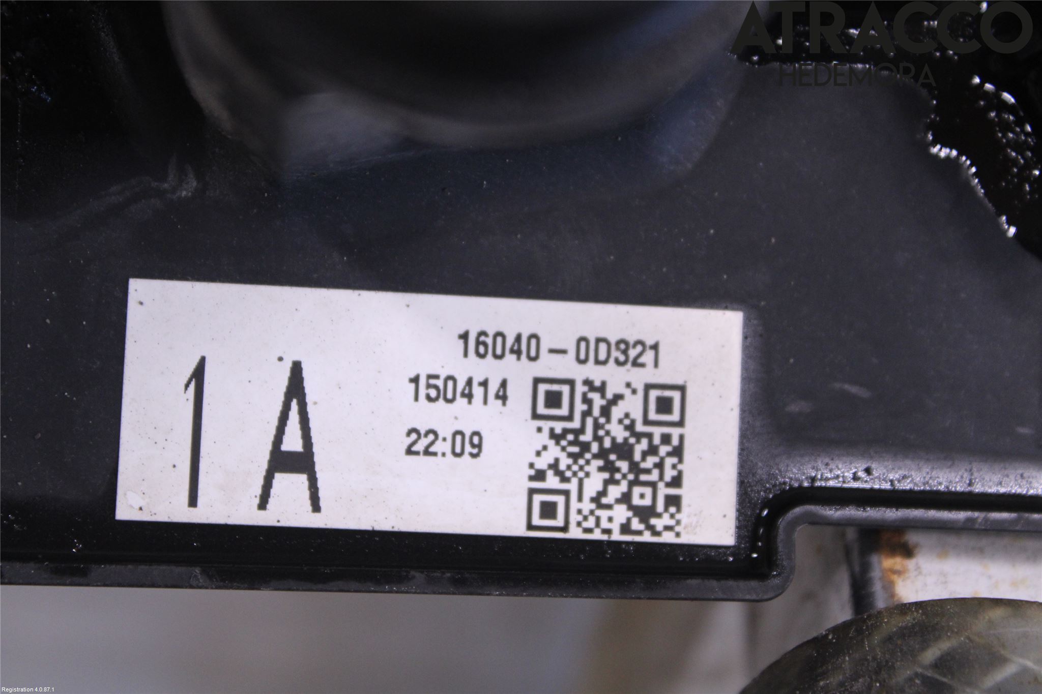 Toyota RAV4 13-18 Kylarfäste-Ram-Balk