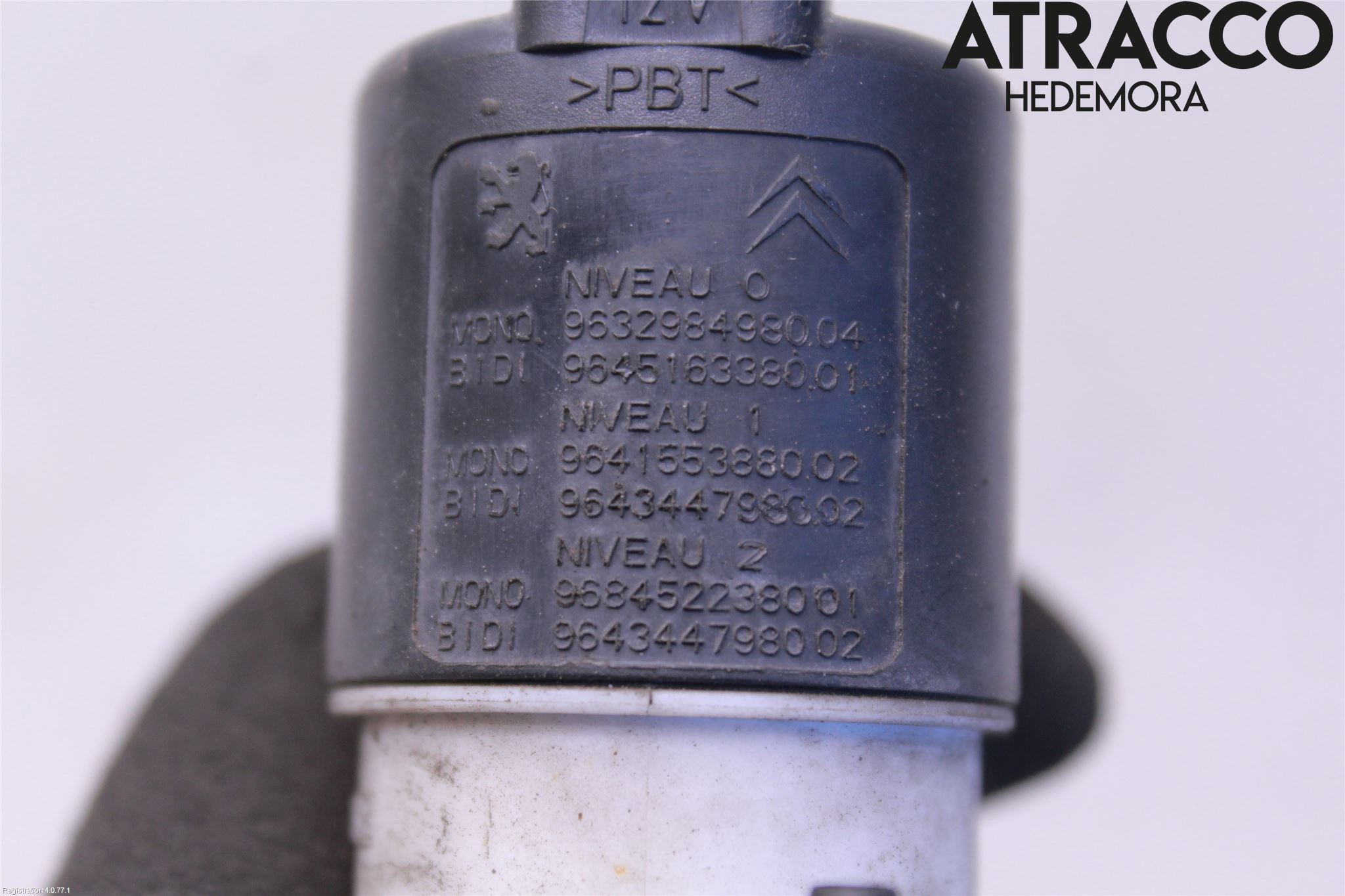 Citroen BERLINGO 08-18 Spolarpump Vindruta