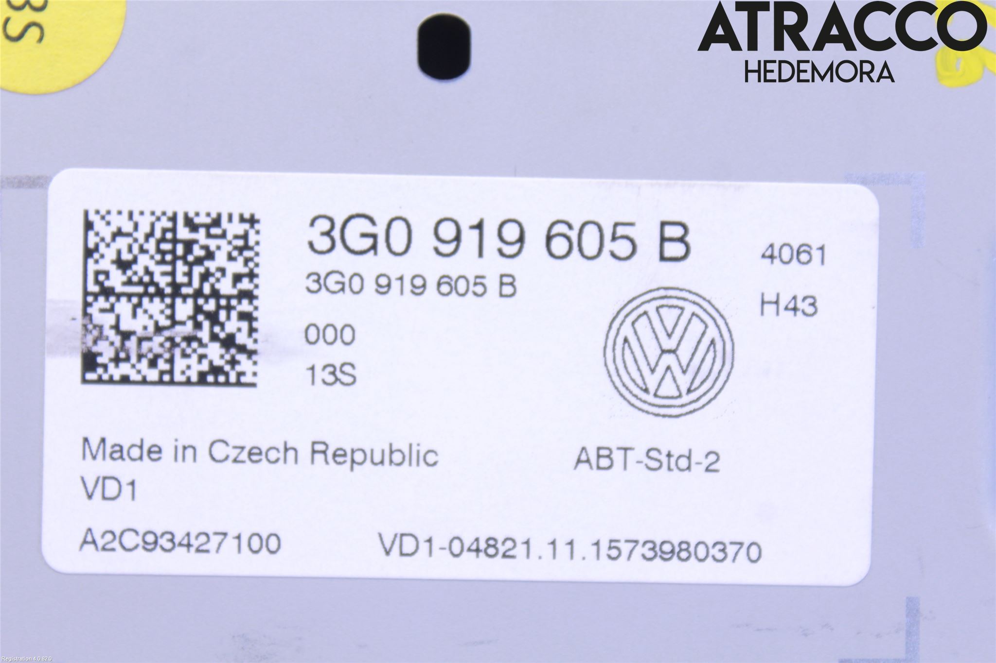 Volkswagen VW GOLF / E-GOLF VII 13-20 Multifunktionsdisplay