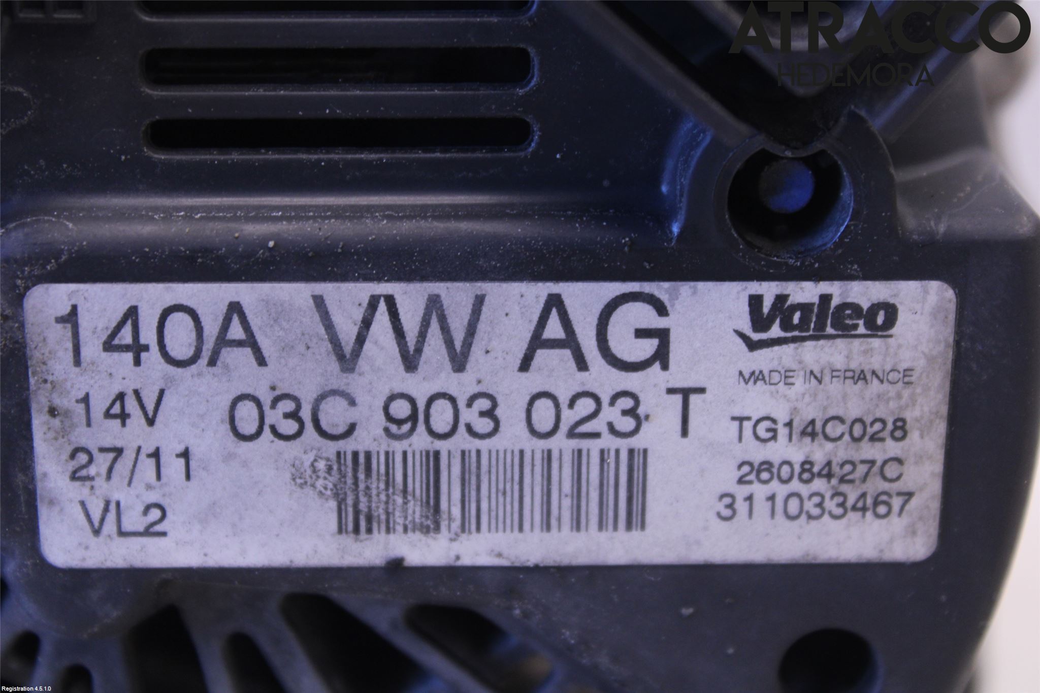 Volkswagen VW PASSAT 11-14 Generator