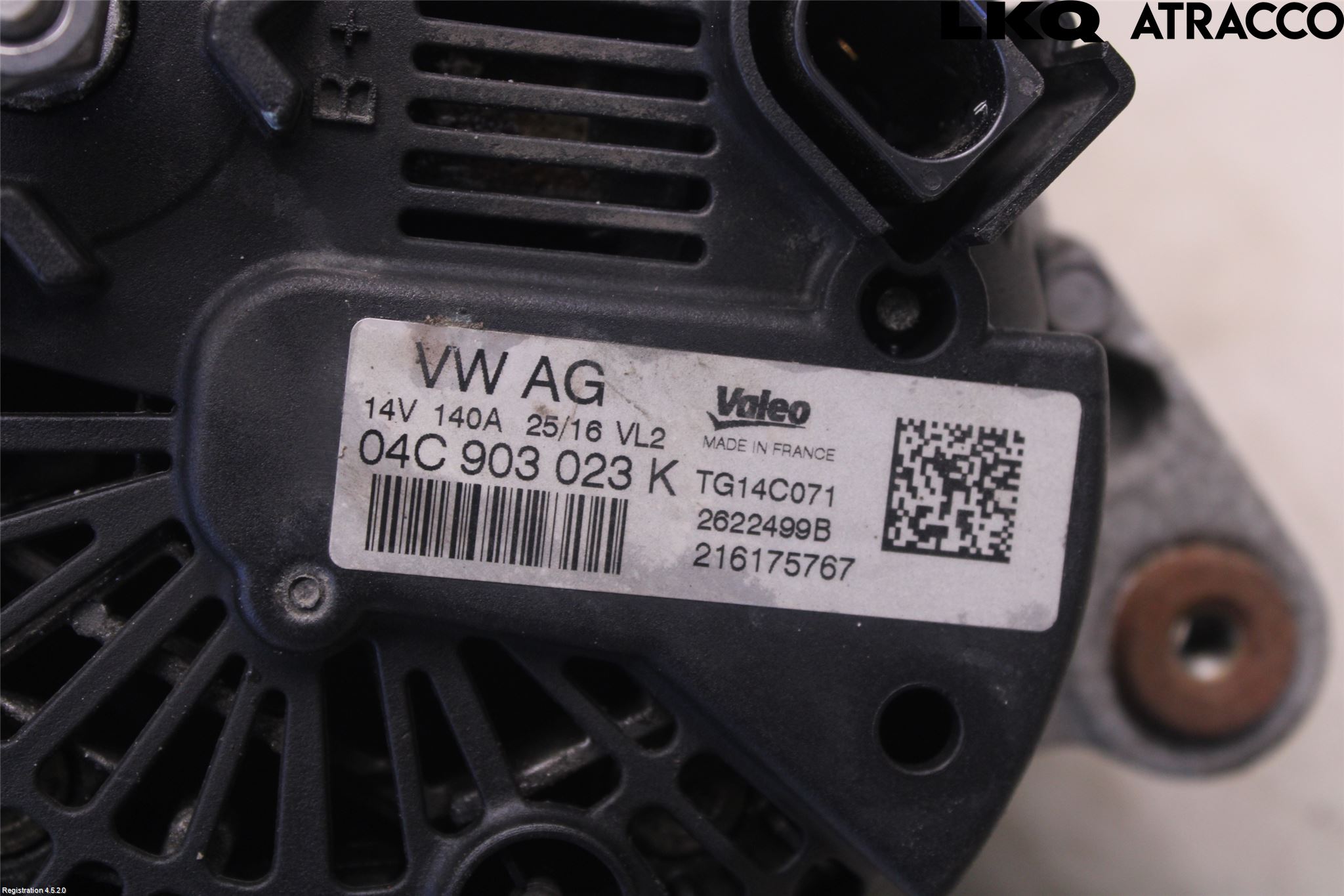 Volkswagen VW GOLF / E-GOLF VII 13-20 Generator
