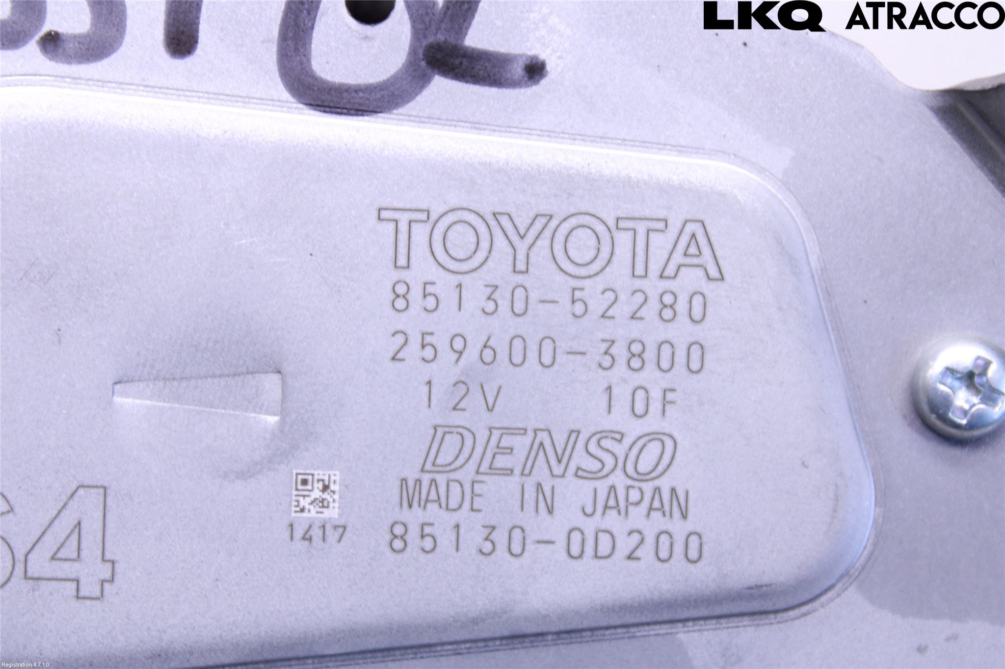 Toyota YARIS CROSS XP21 21- Torkarmotor Baklucka
