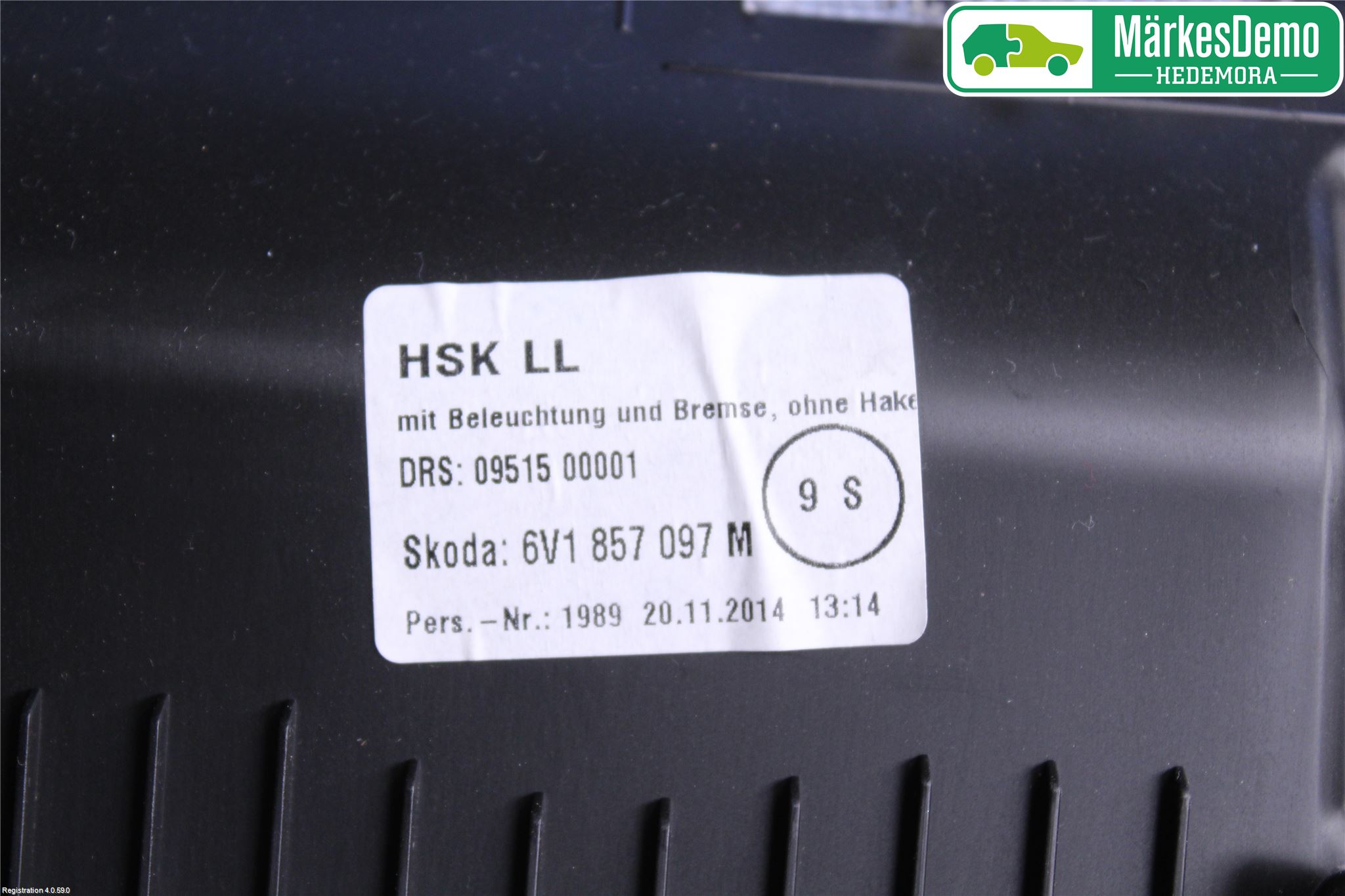 Skoda FABIA 15-21 Handskfack