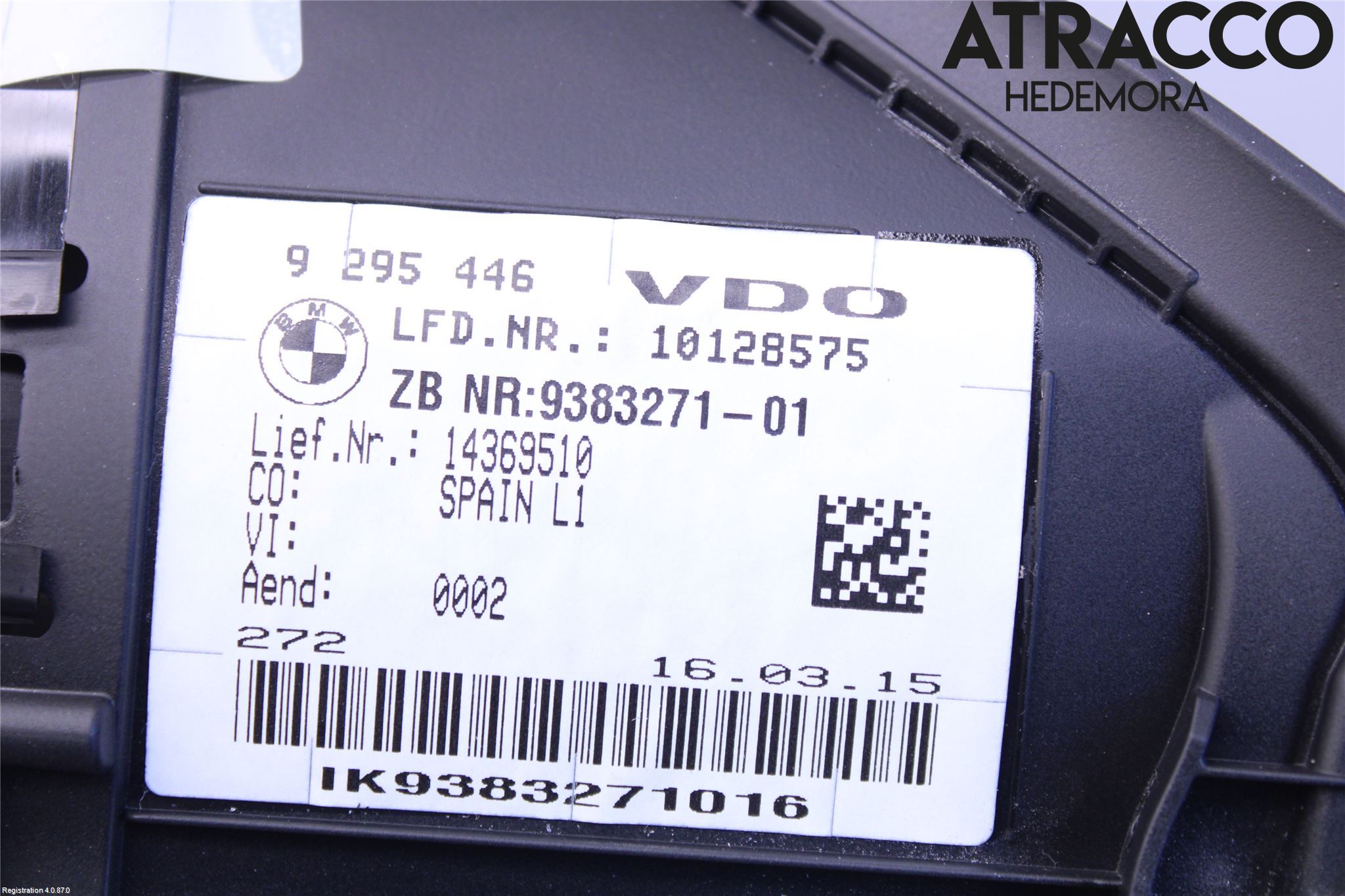 BMW 2 F45 Active Tourer 14-21 Instrument Komb