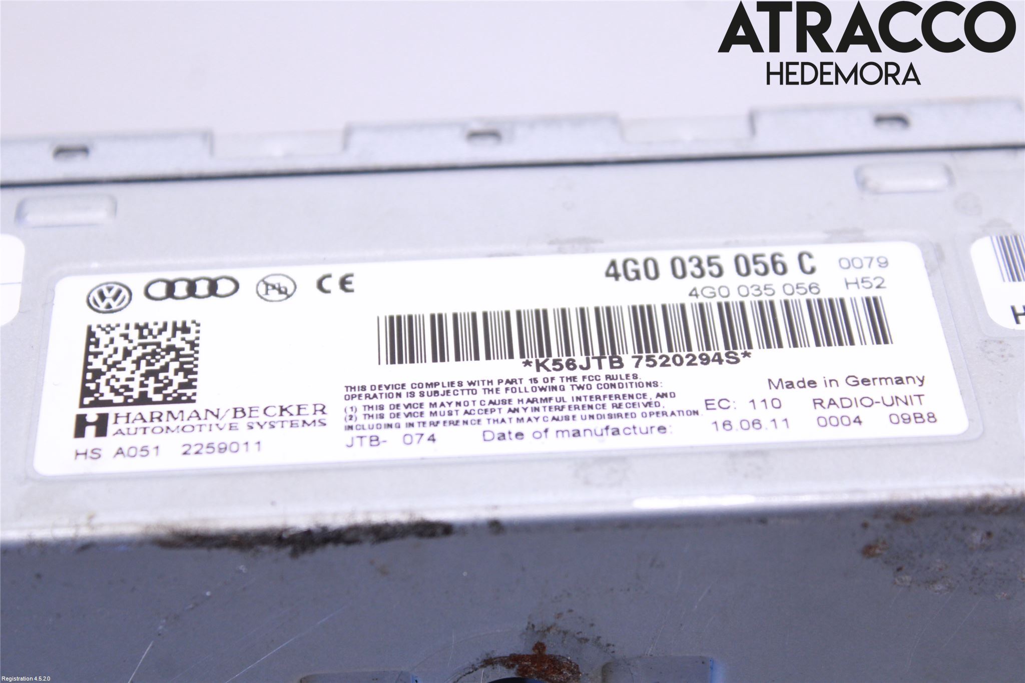 Audi Q7/SQ7 Radio-Stereo Förstärkare