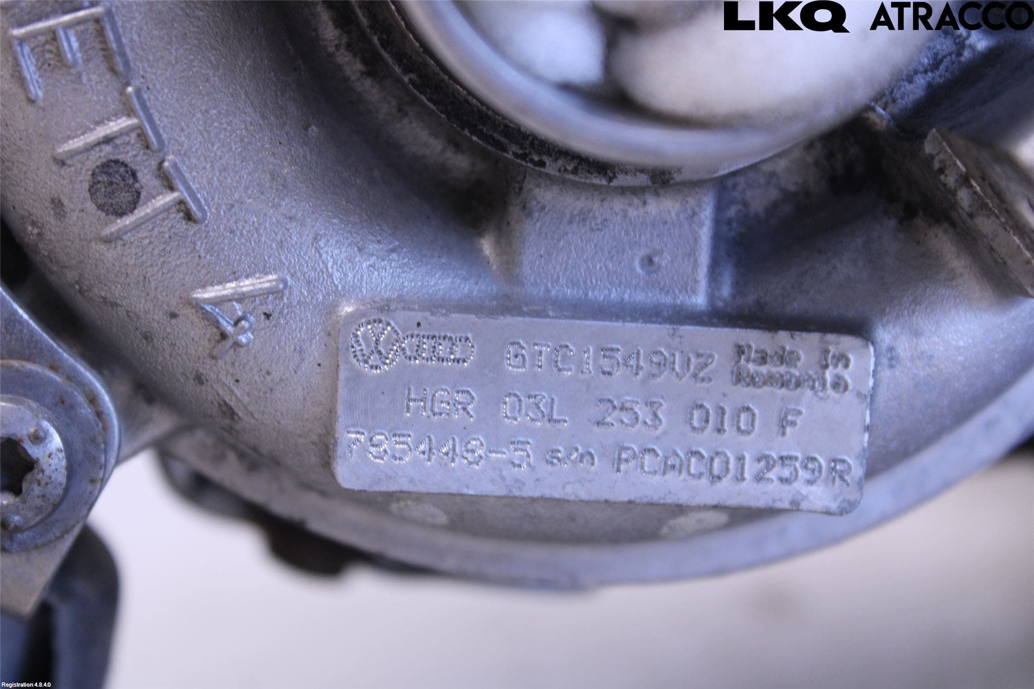 Volkswagen VW GOLF VI 09-13 Turboaggregat