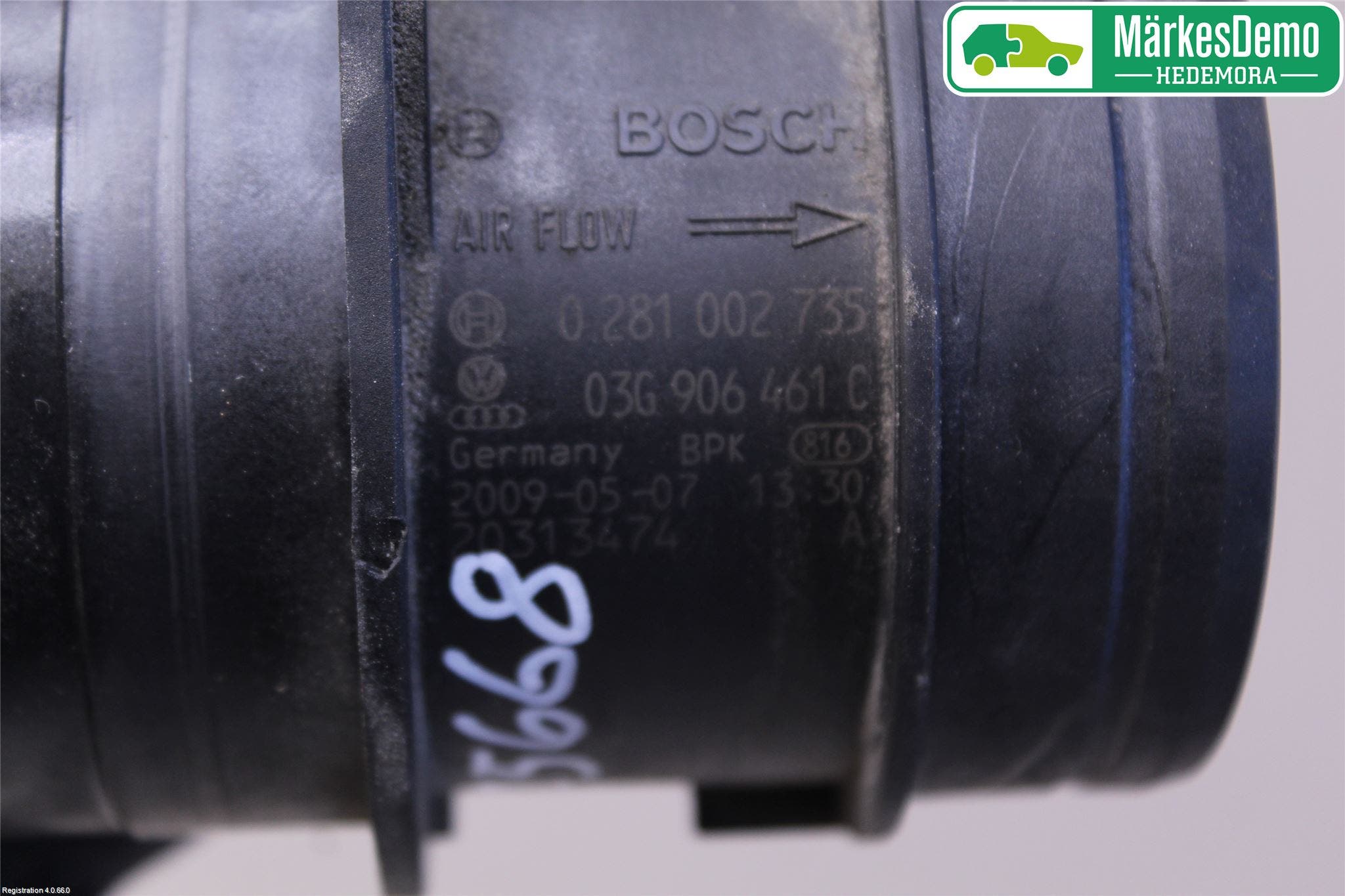 Audi A4/S4 08-11 Injluftmassamätare