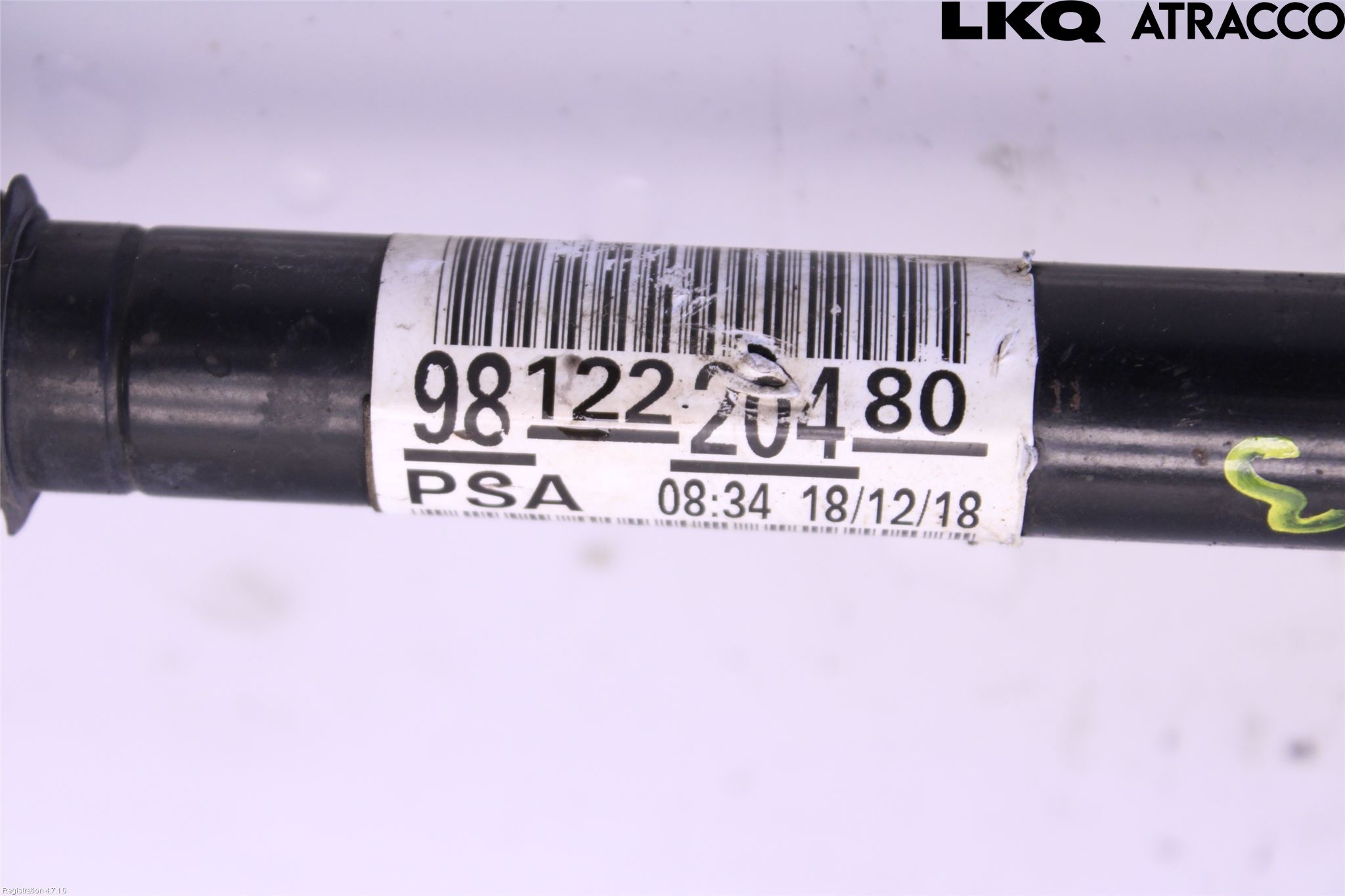 Citroen DS 7 CROSSBACK 19-23 Drivaxel Fram Vänster