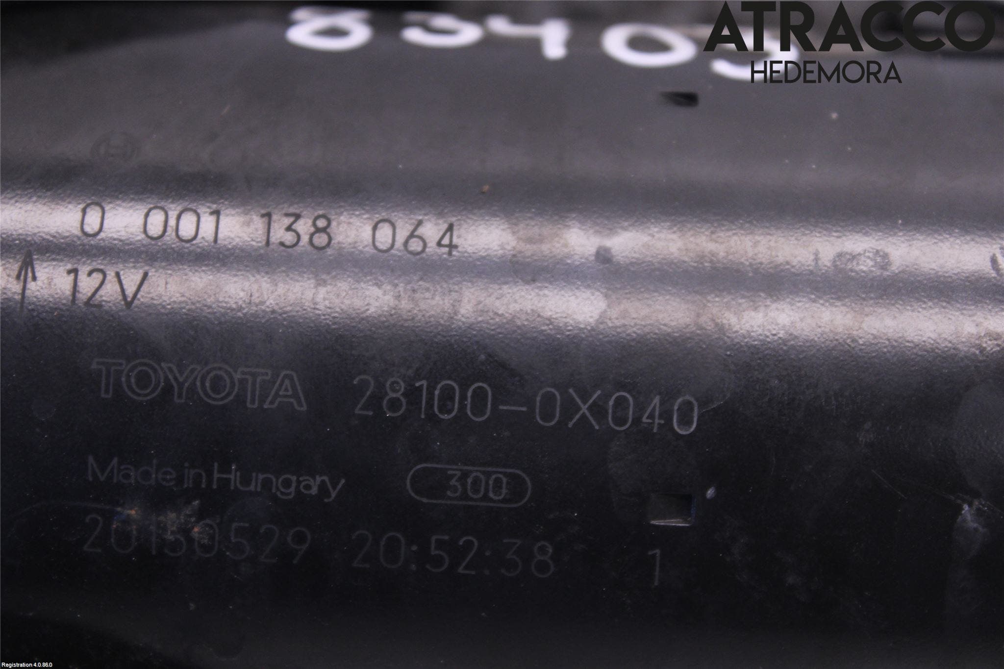 Toyota AURIS 13-19 Startmotor Diesel