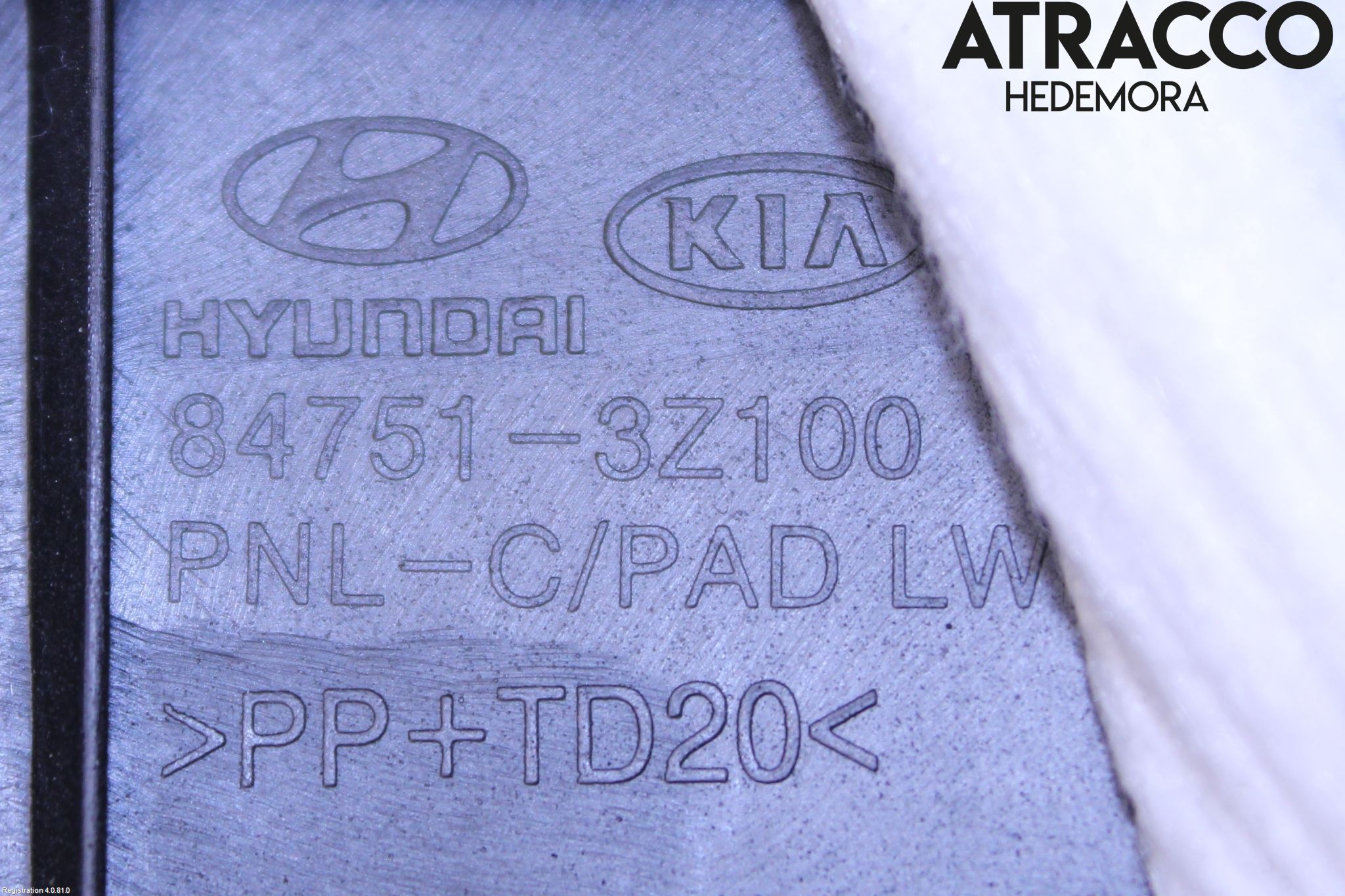 Hyundai i40 16-18 Instrumentbräda Sparkskydd