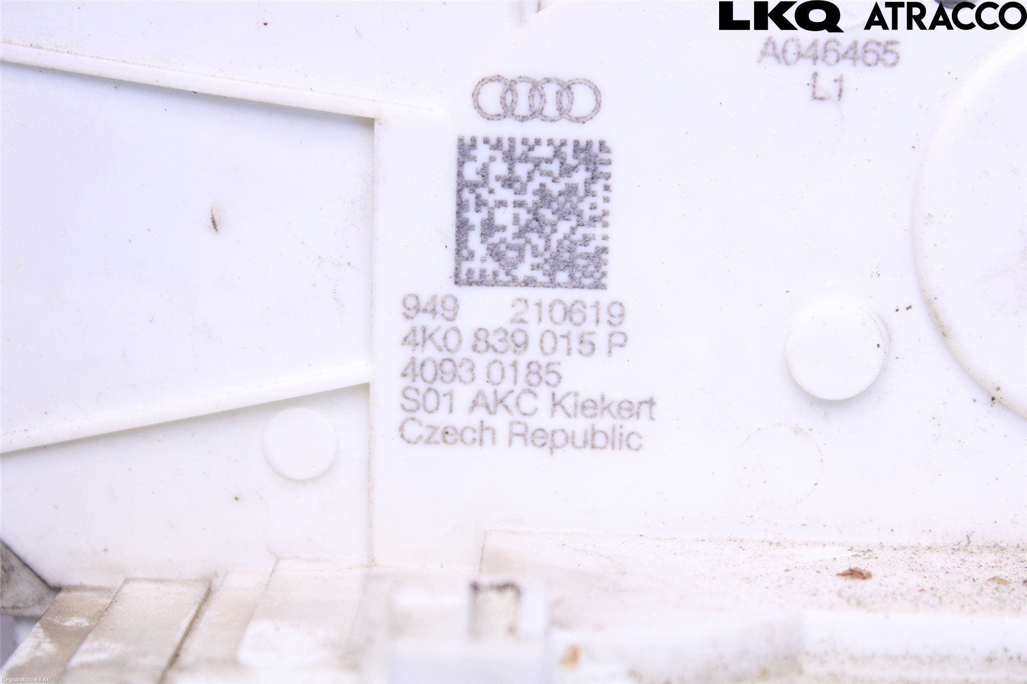 Audi A6 F2/C8 19- Låskista-Dörrlås