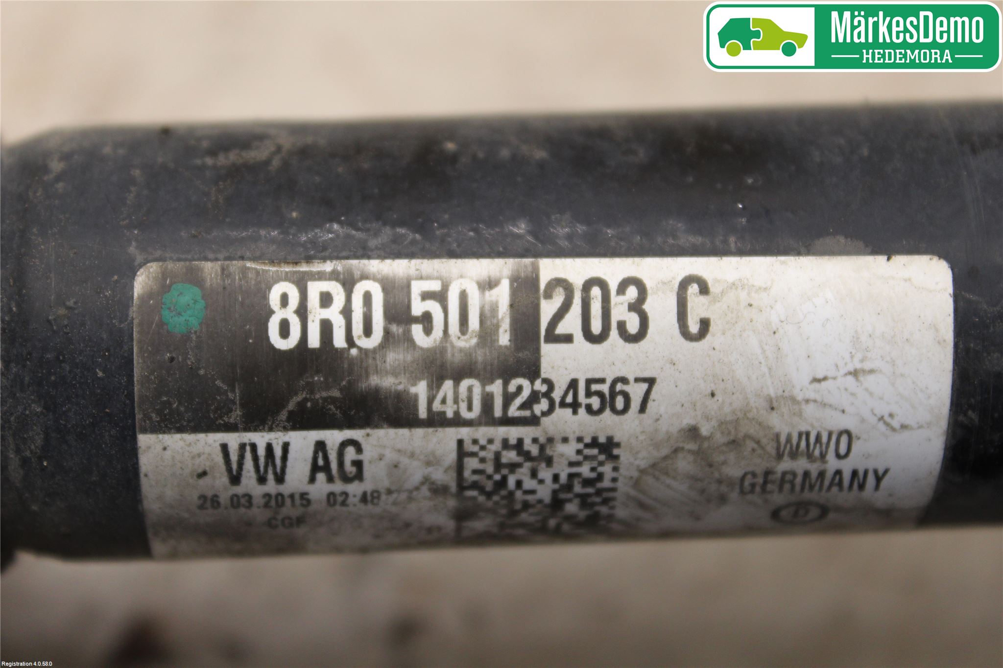 Audi A6/S6 4G 11-18 Drivaxel Bak Höger