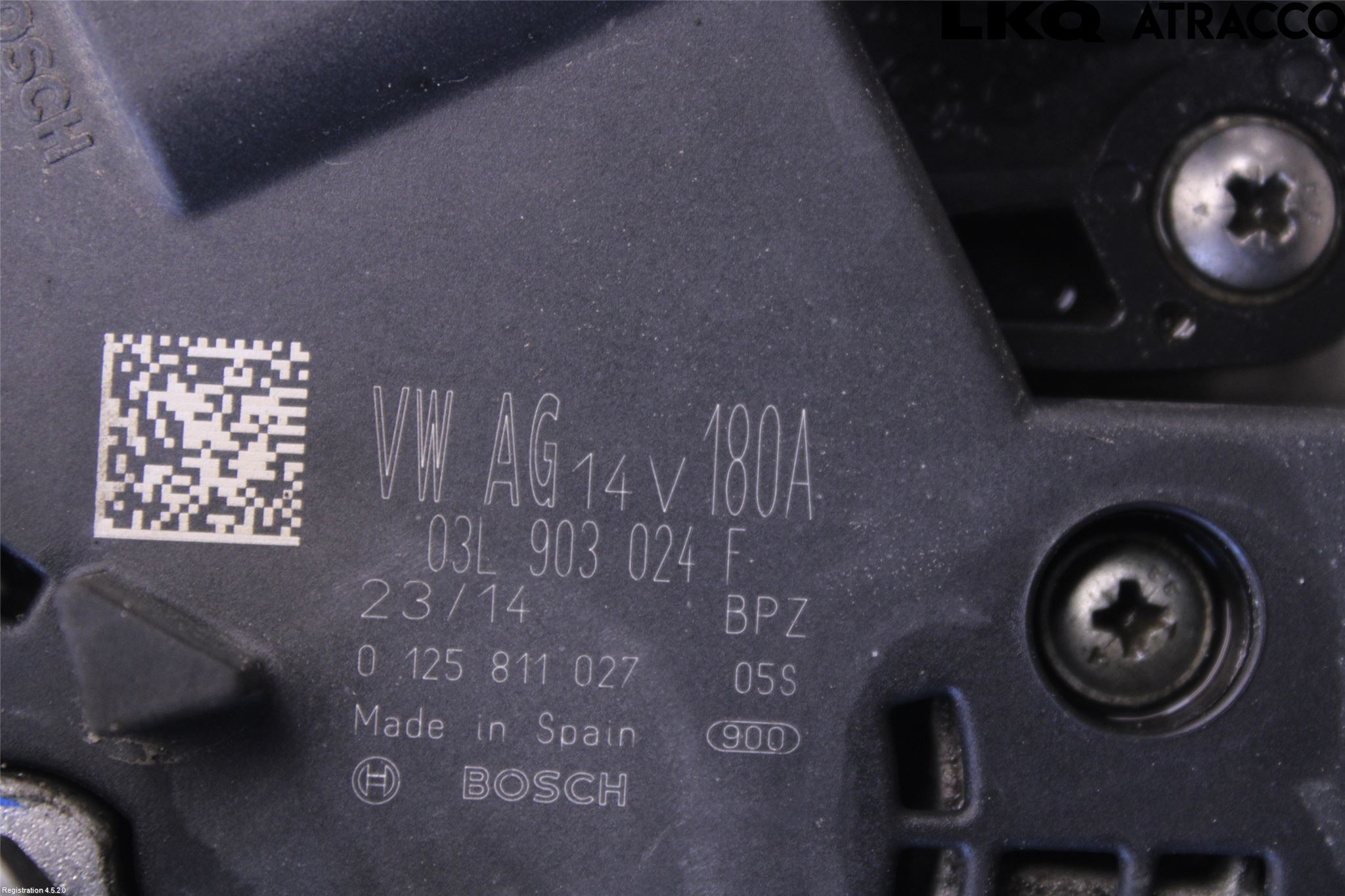 Volkswagen VW PASSAT 15-19 Generator