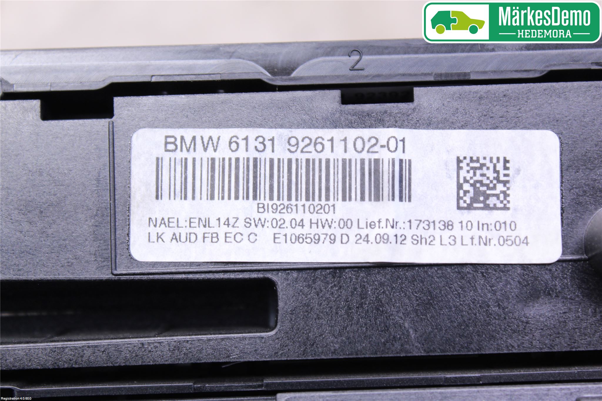 BMW 3 F30/F31/F80 12-19 Ac Styrenhet Ac Manöveren