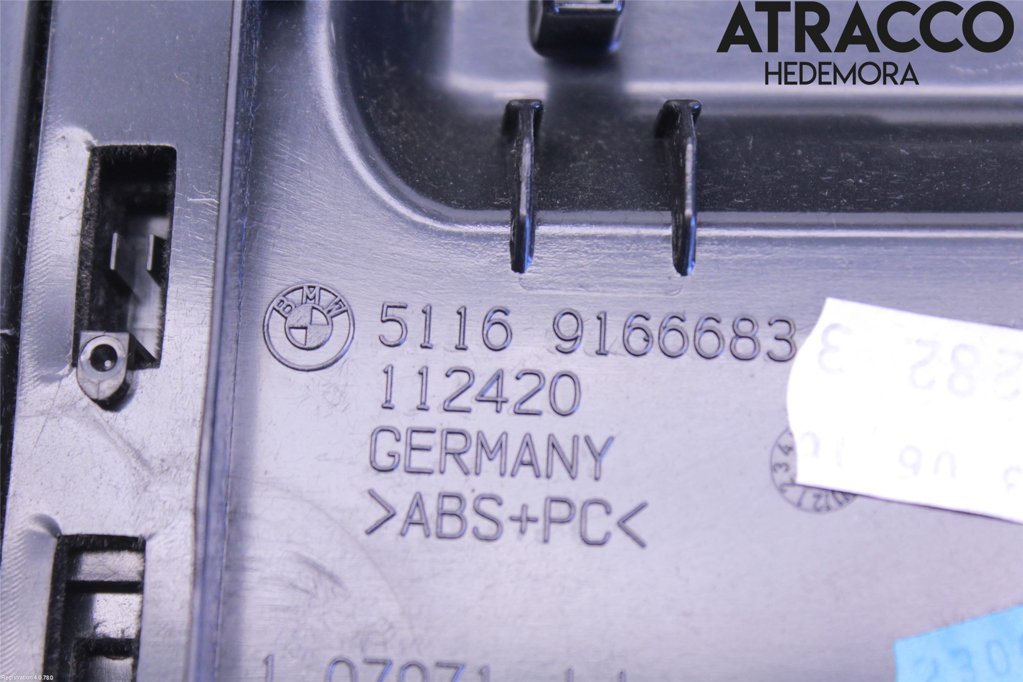 BMW 5 F10/F11/F18 09-17 Handskfack