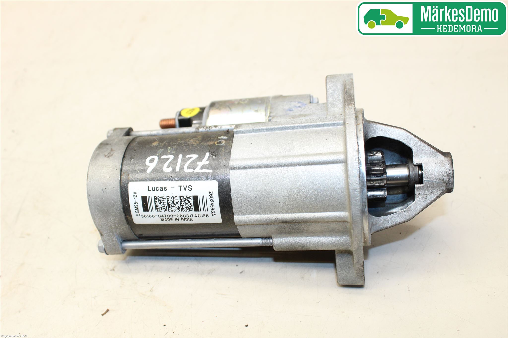 Hyundai i10 BA 17-20 Startmotor