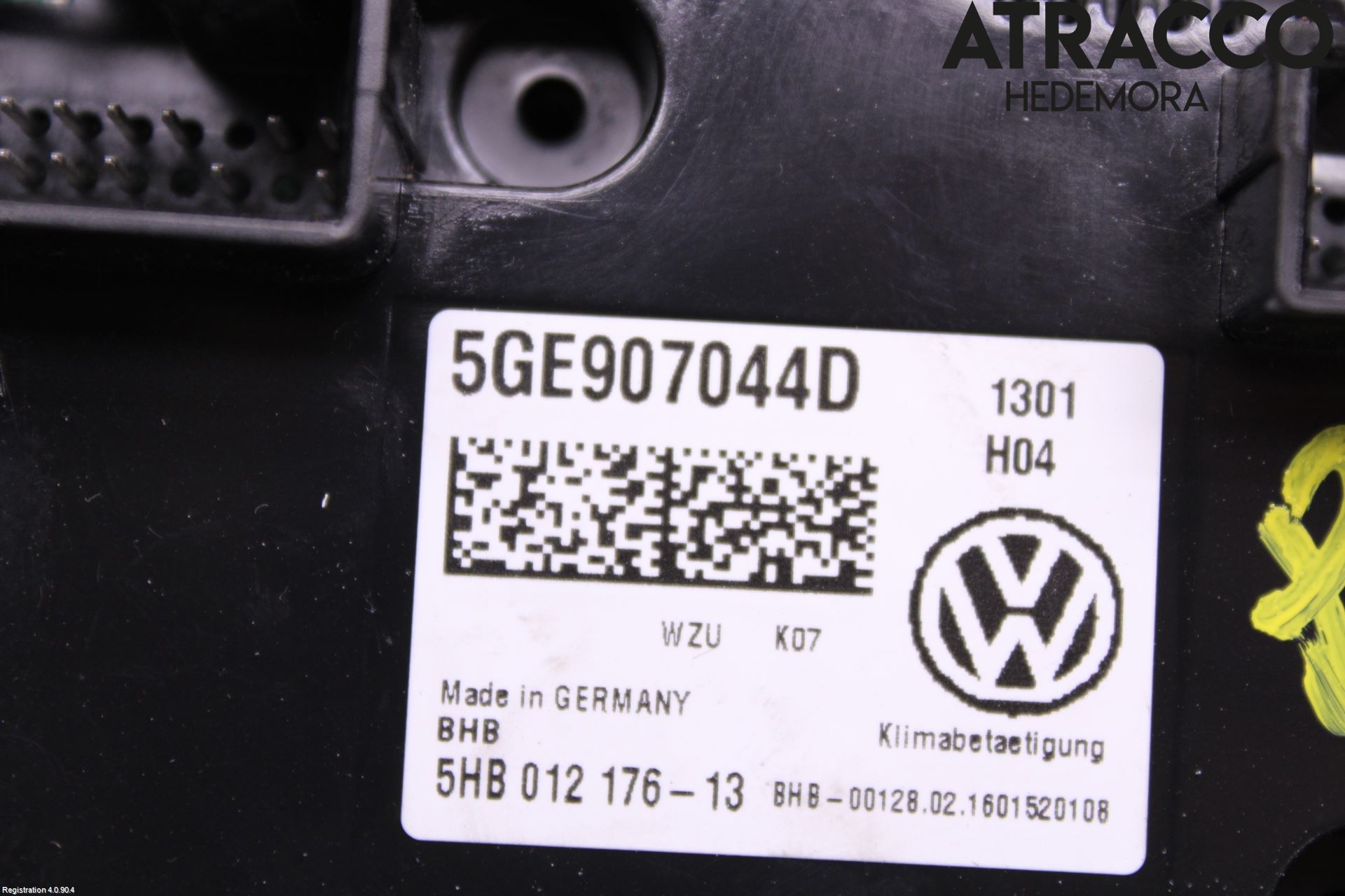 Volkswagen VW PASSAT 15-19 Ac Styrenhet Ac Manöveren