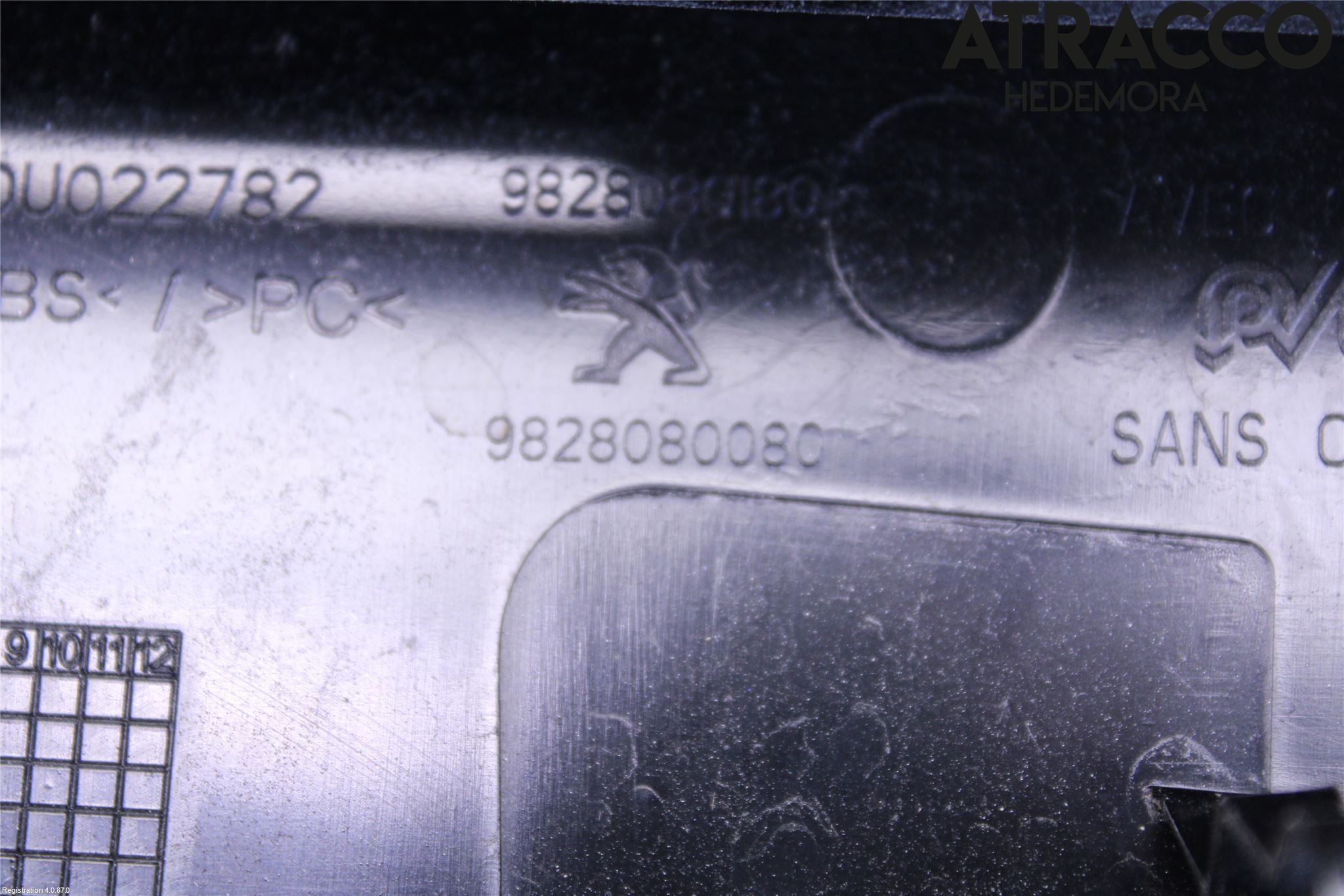 Peugeot 2008/E-2008 20- List Bak-Baklucka