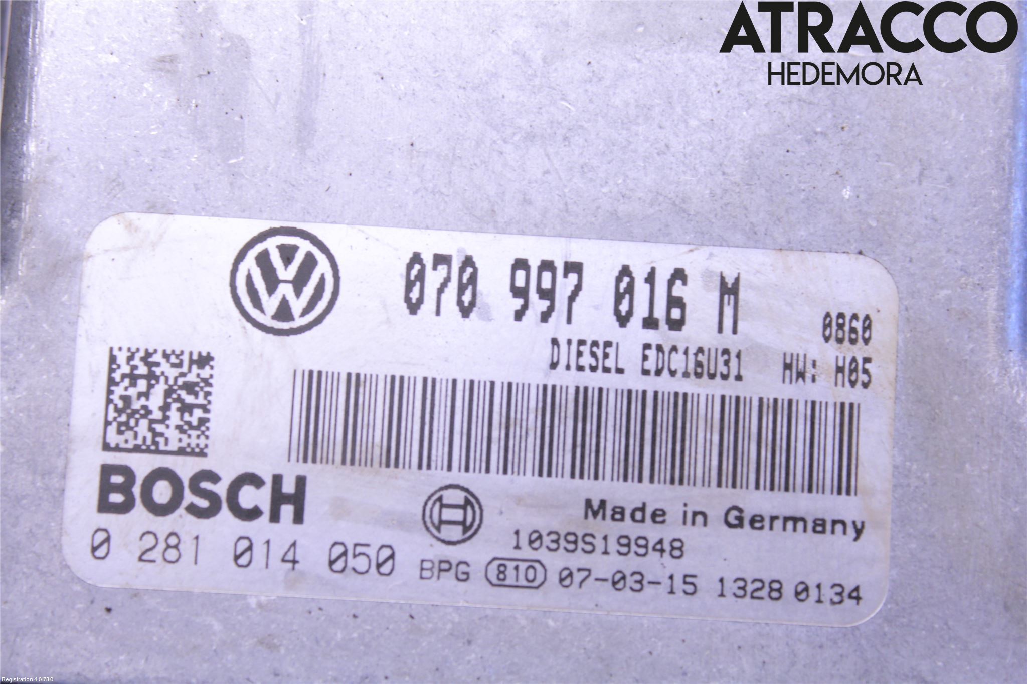 Volkswagen VW TRANSP/CARAVELLE (T5) 04-15 Styrenhet Inspump Diesel