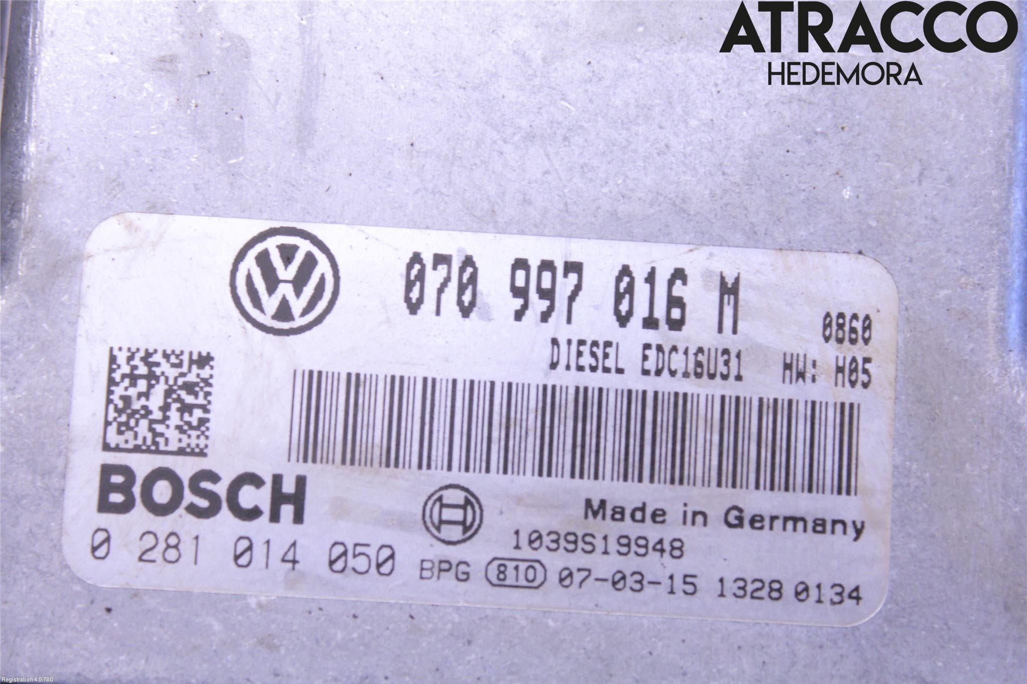 Volkswagen VW TRANSP/CARAVELLE (T5) 04-15 Styrenhet Inspump Diesel