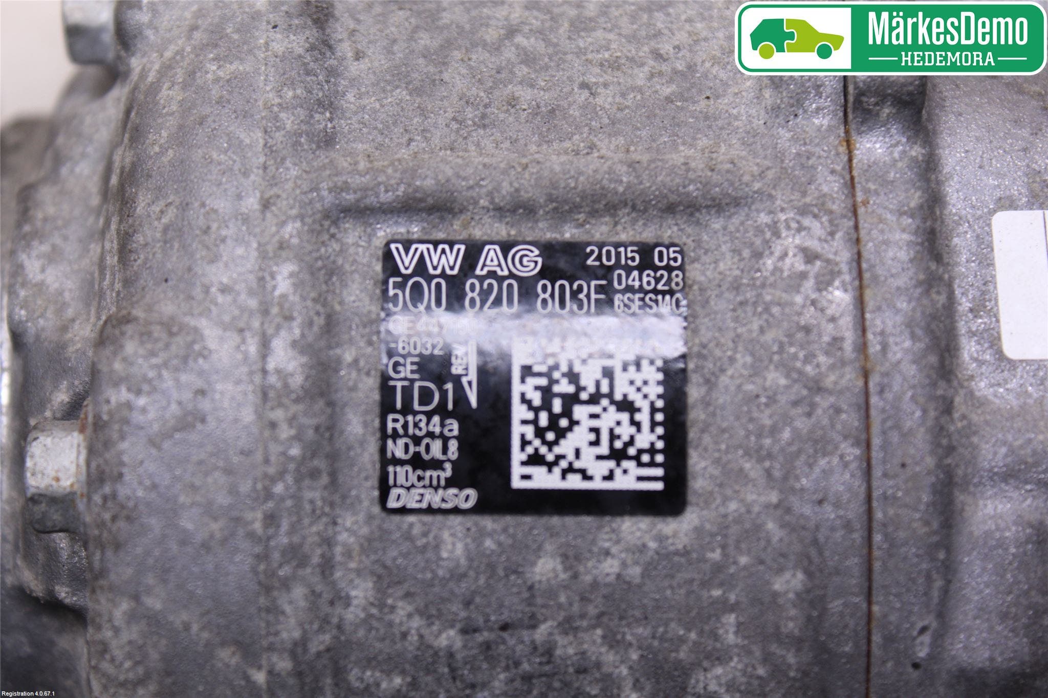 Volkswagen VW GOLF / E-GOLF VII 13-20 Ac Kompressor