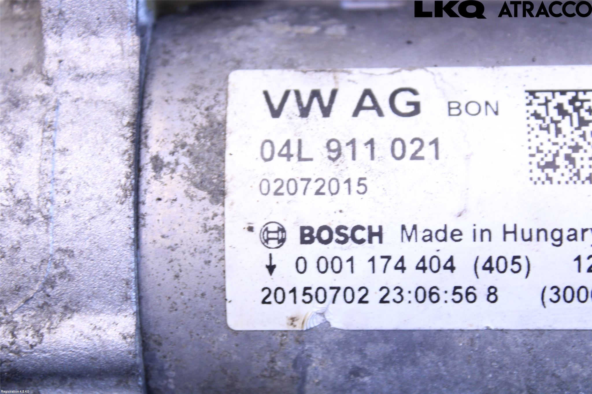 Audi A4 12-15 Startmotor Diesel