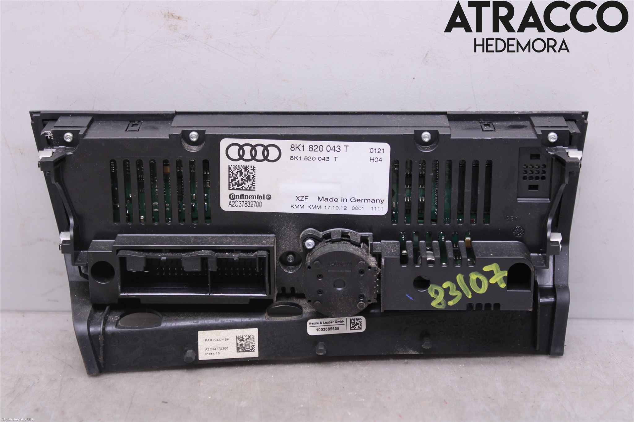 Audi A4 12-15 Ac Styrenhet Ac Manöveren