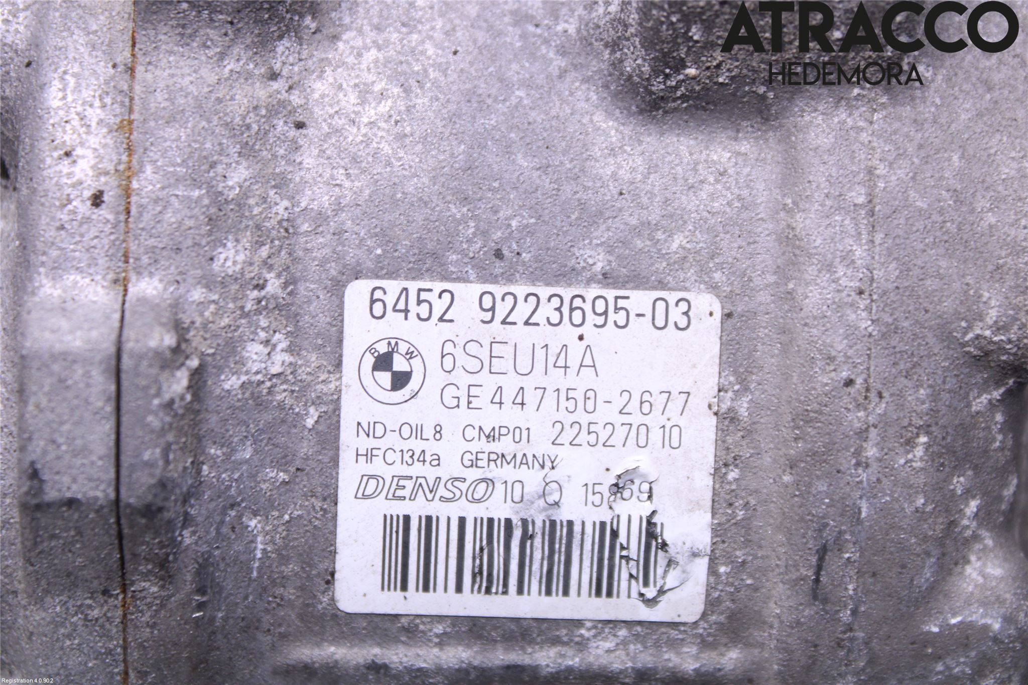 BMW 3 F30/F31/F80 12-19 Ac Kompressor