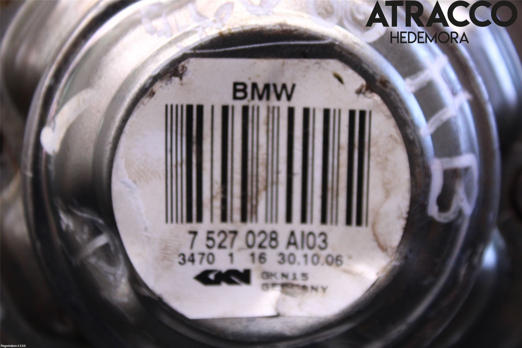 BMW 3 E92/93 Coupé/Cab 05-14 Drivaxel Bak Höger