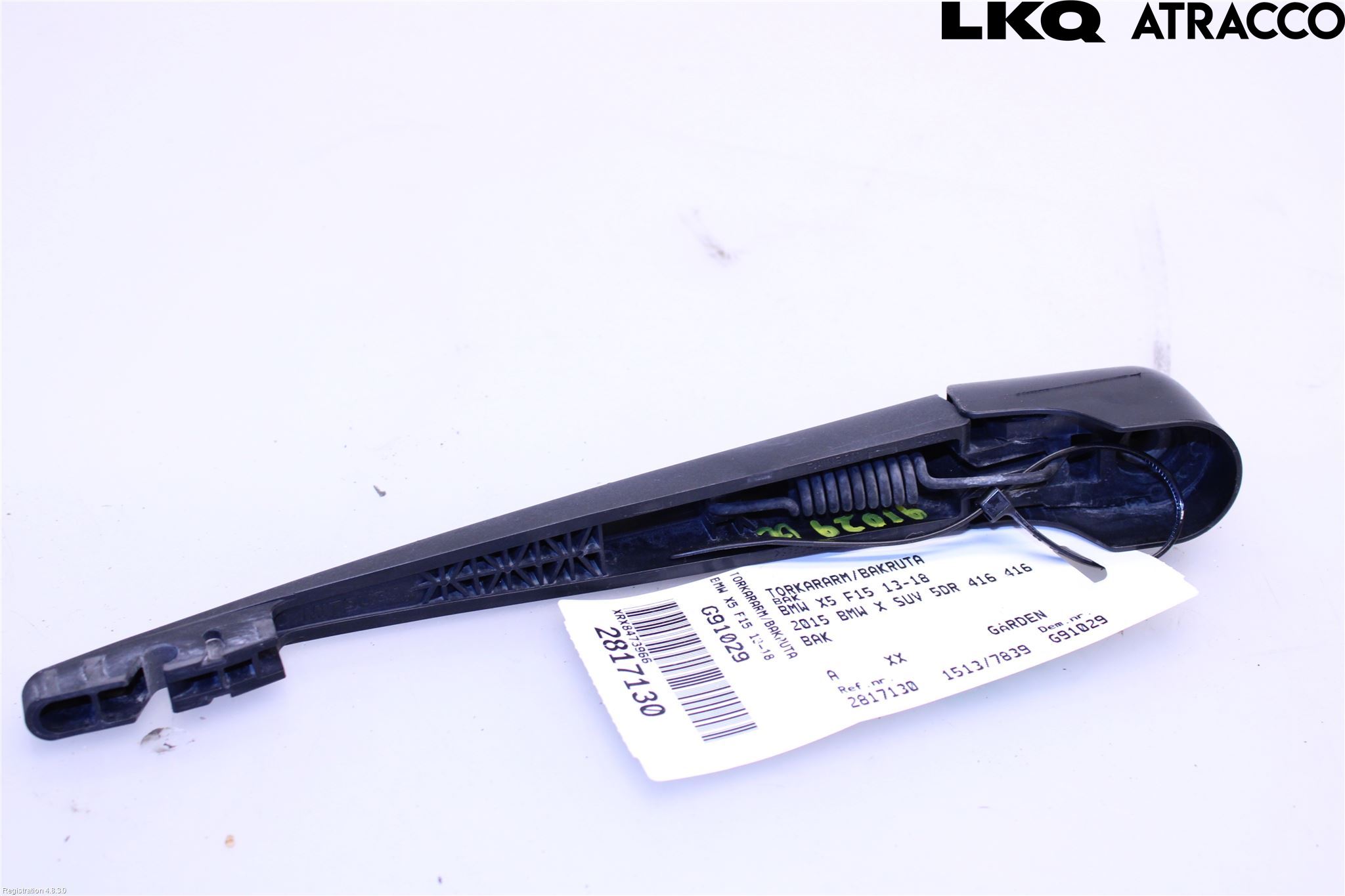 BMW X5 F15 13-18 Torkararm-Bakruta