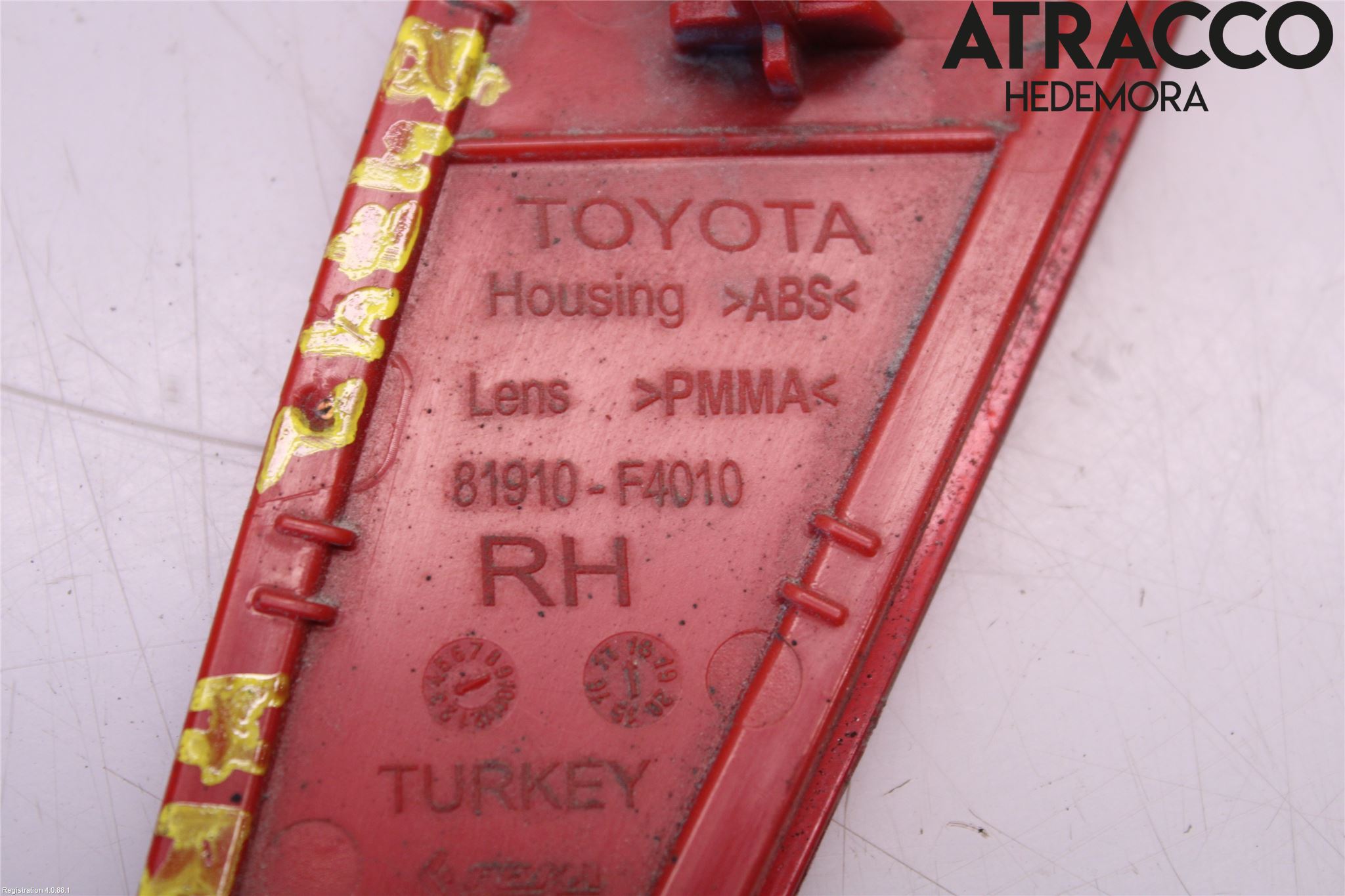 Toyota C-HR 16-23 Dimljus/Reflex Bak