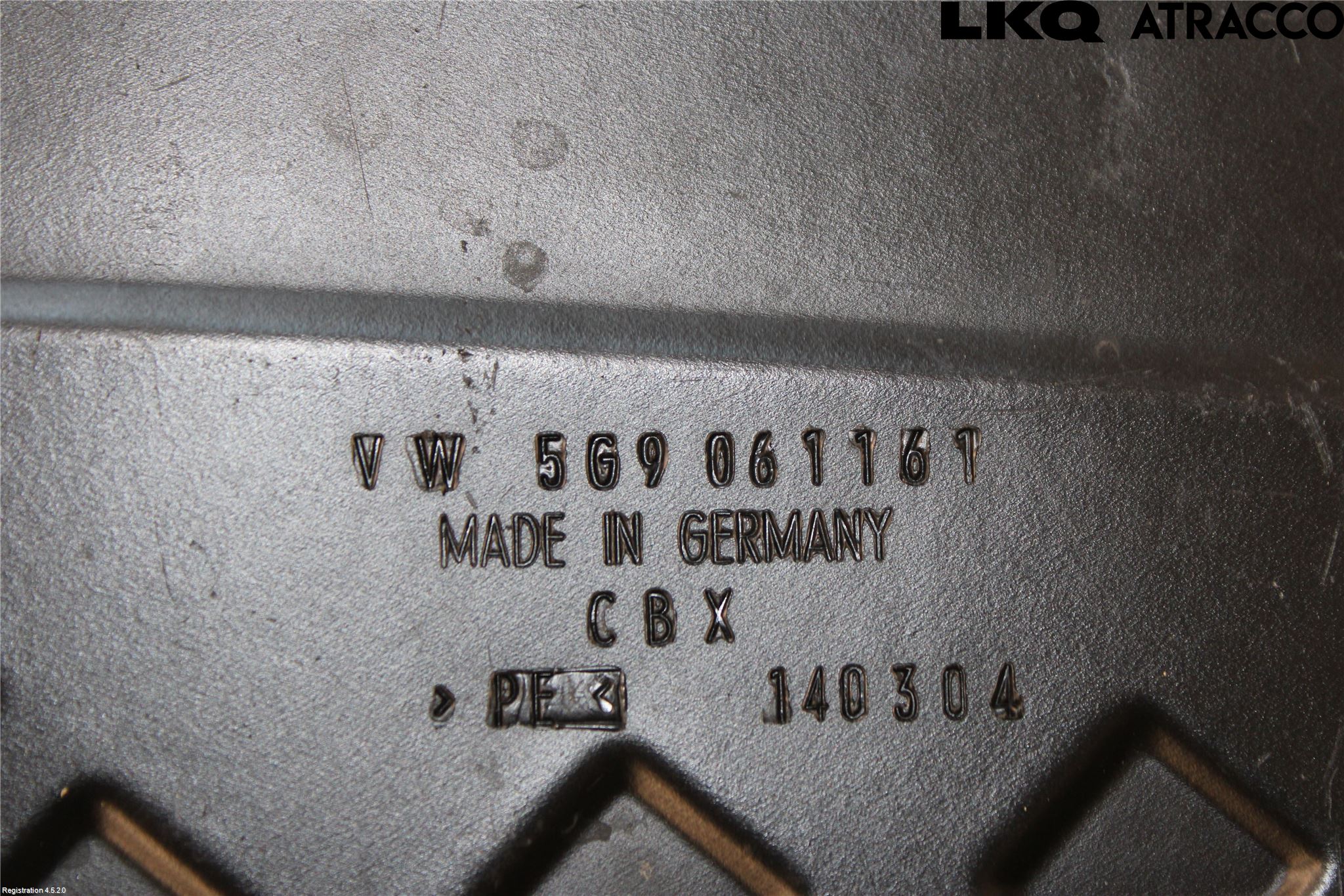 Volkswagen VW GOLF / E-GOLF VII 13-20 Lastmatta-Skydd