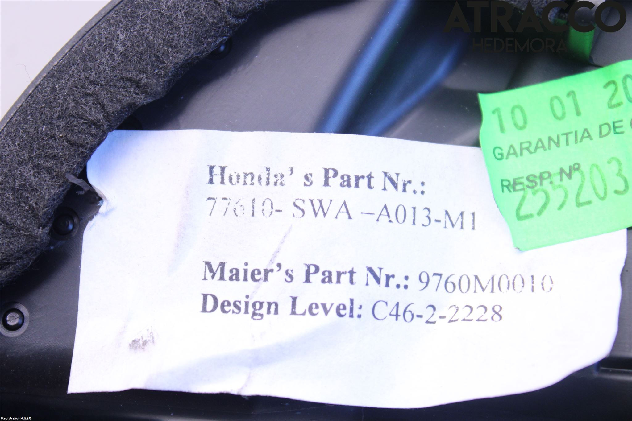 Honda CR-V 07-12 Defrosterkanal-Munstycke