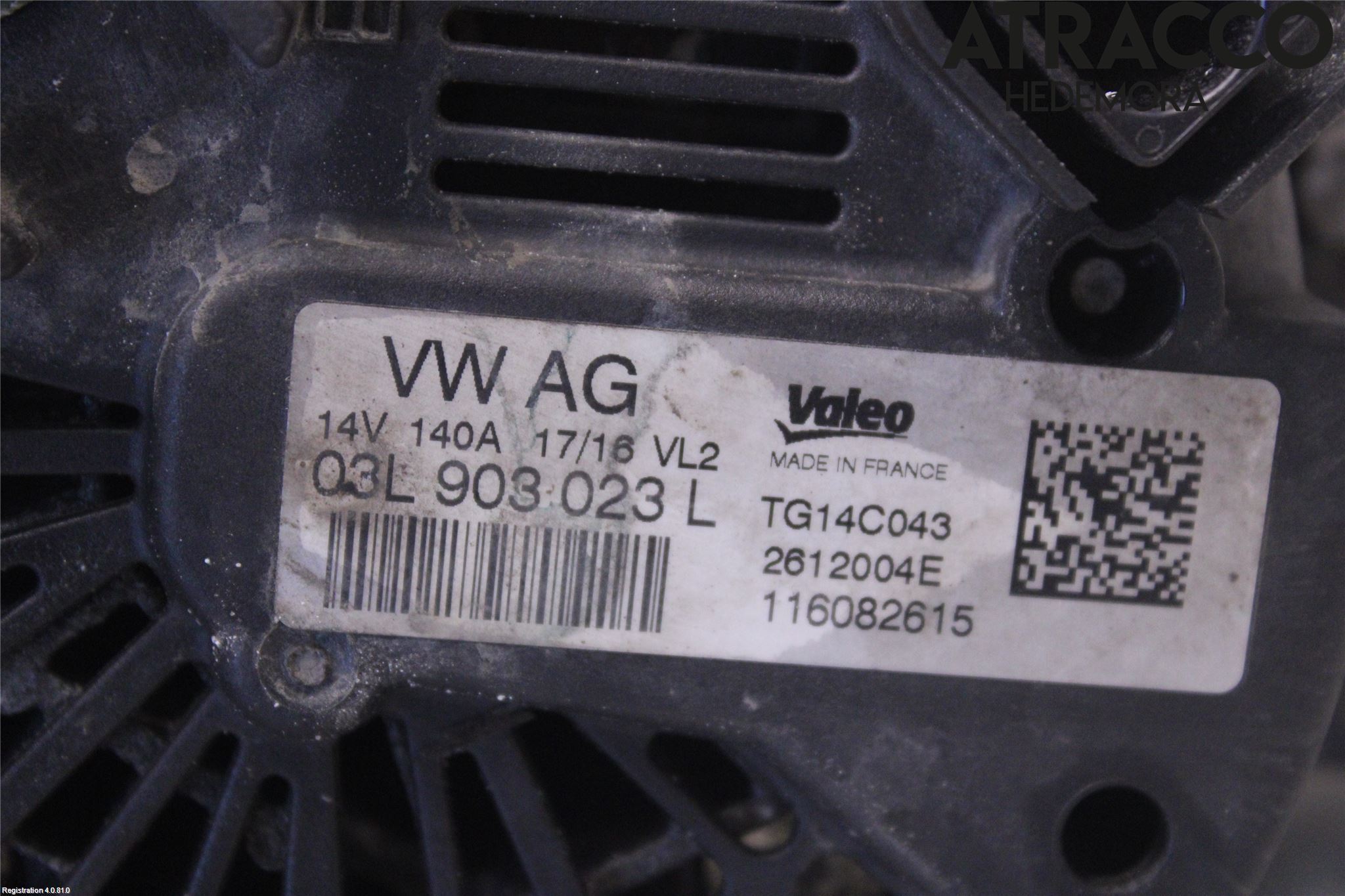 Volkswagen VW PASSAT 15-19 Generator