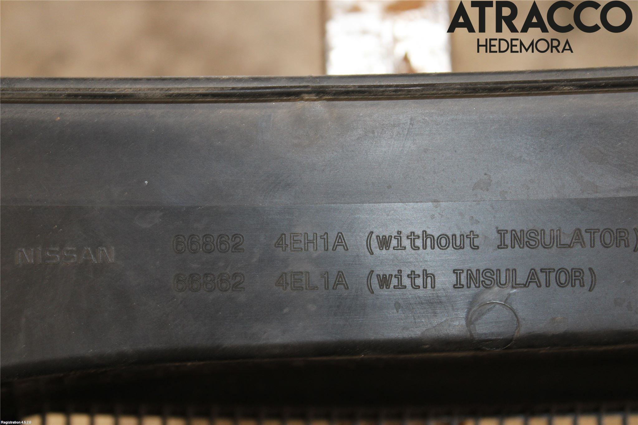 Nissan QASHQAI 14-17 Torpedplåt-Torpedplast