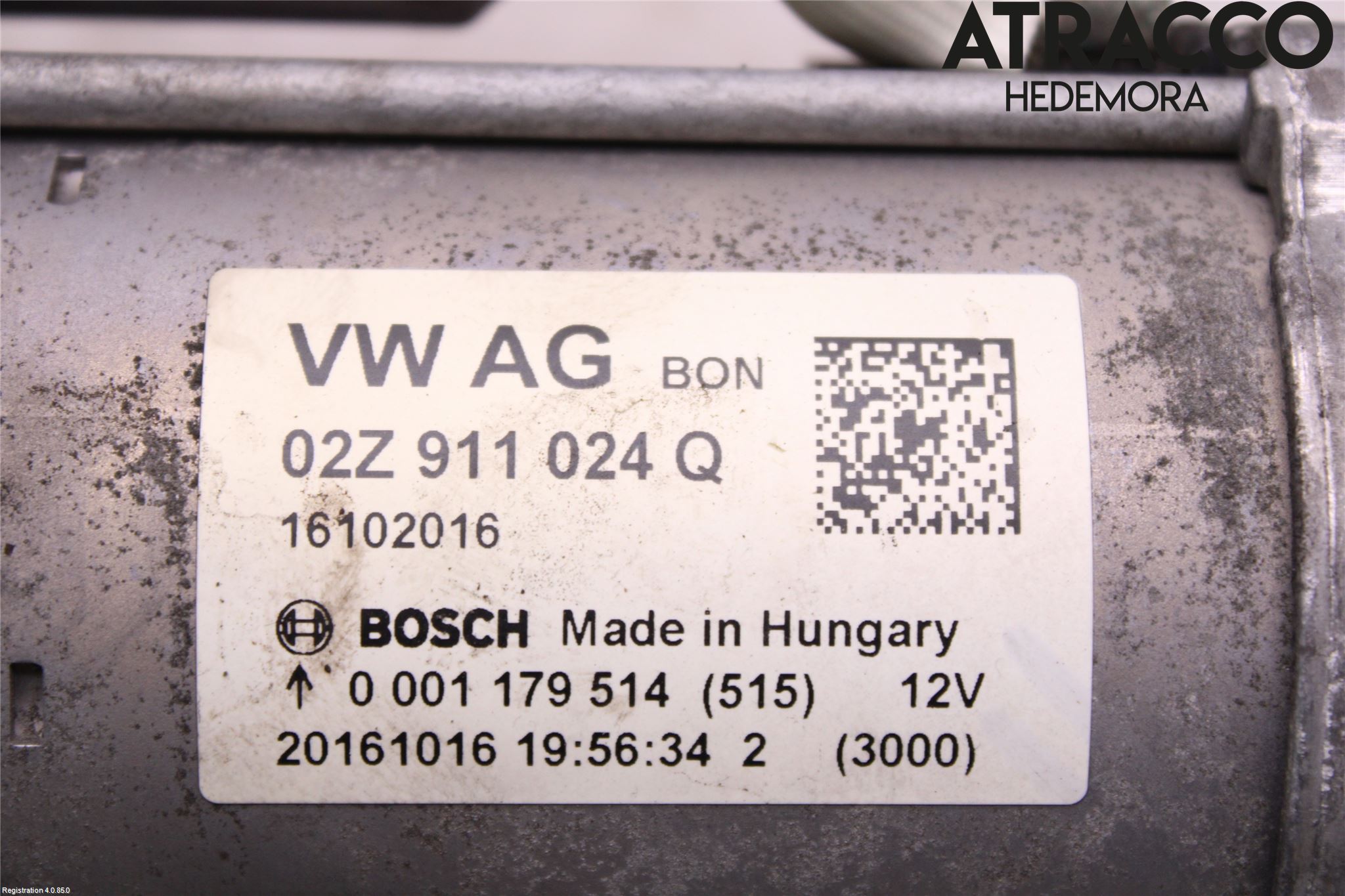 Audi A3/S3 8V 13-20 Startmotor