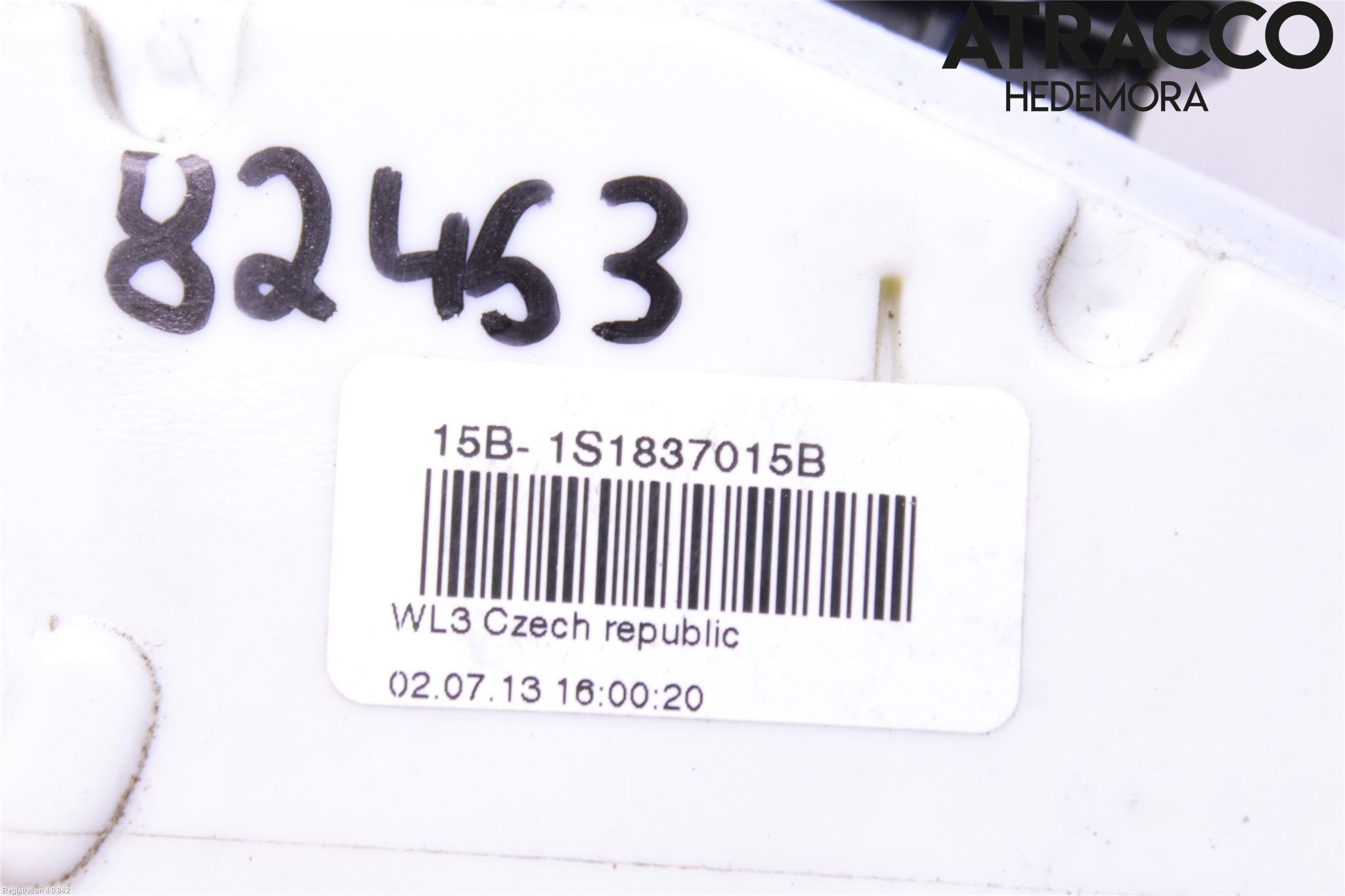 Skoda SUPERB 09-15 Låskista-Dörrlås